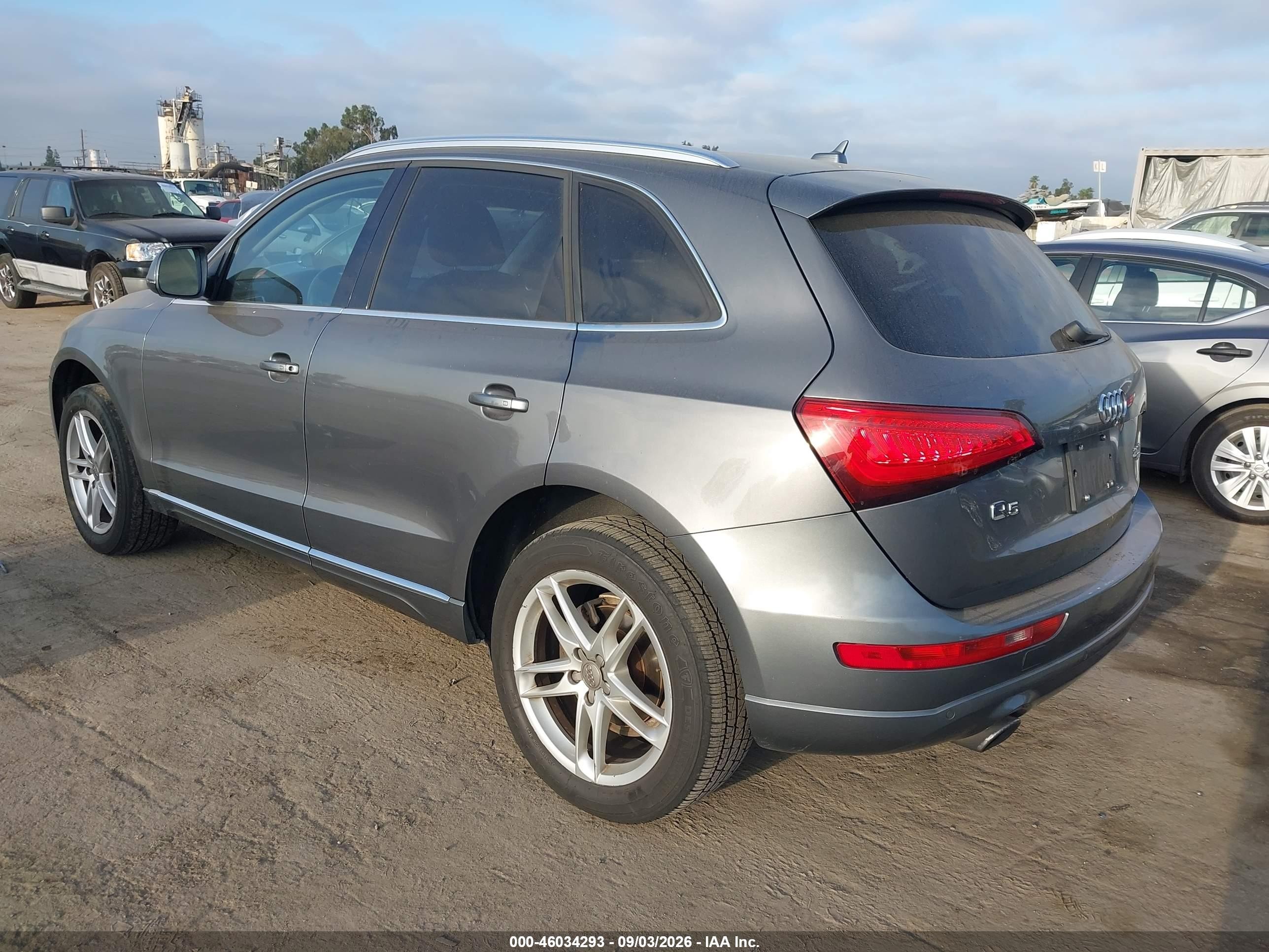 2013 Audi Q5 2.0t Premium Gray vin: WA1LFAFP0DA075331