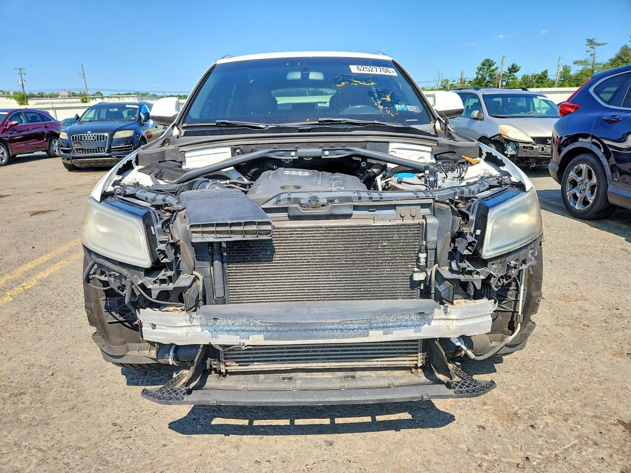 2013 Audi Q5 Premium Plus Белый vin: WA1LFAFP0DA101054