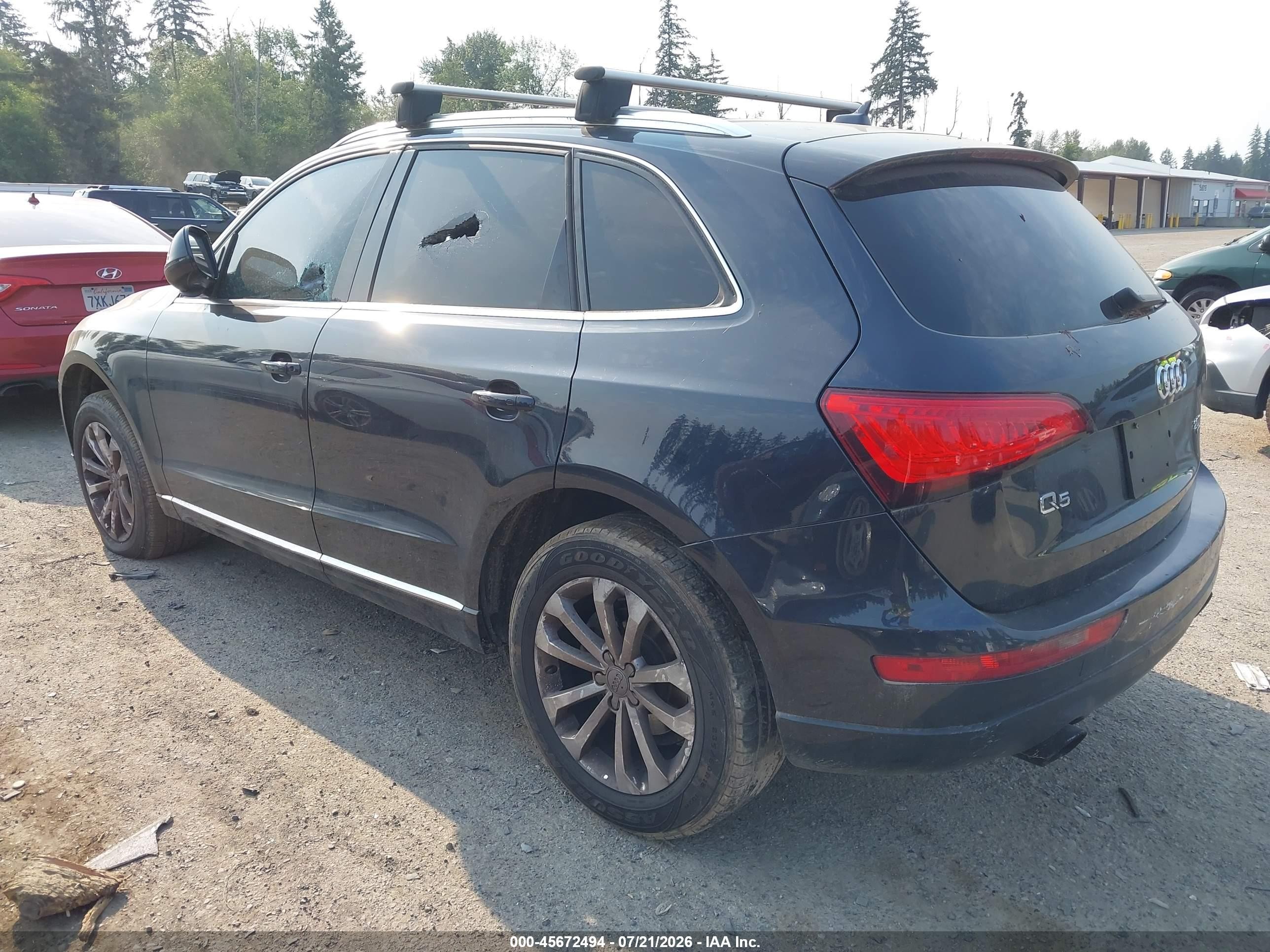 2014 Audi Q5 2.0t Premium Black vin: WA1LFAFP0EA009136