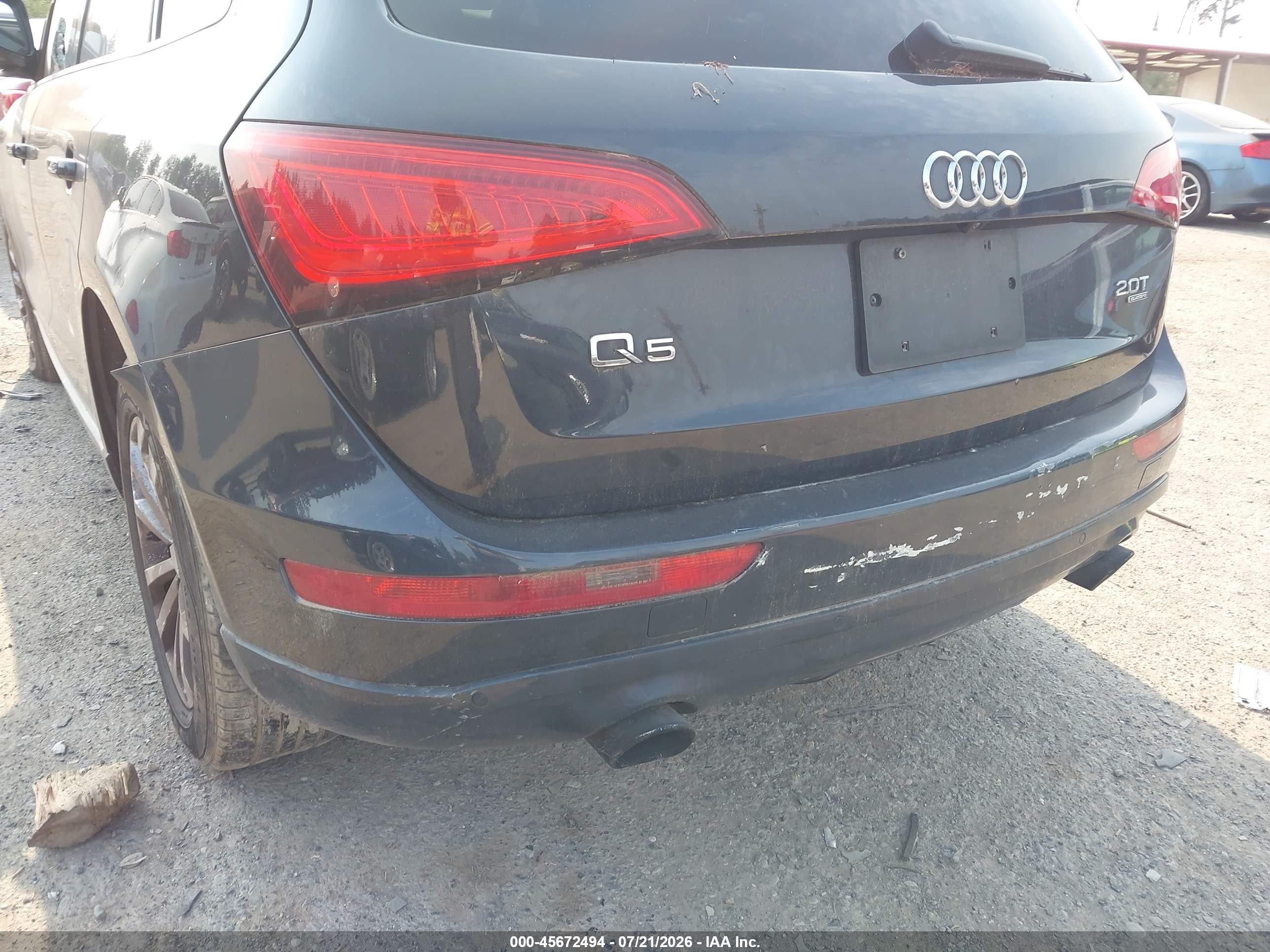 2014 Audi Q5 2.0t Premium Black vin: WA1LFAFP0EA009136