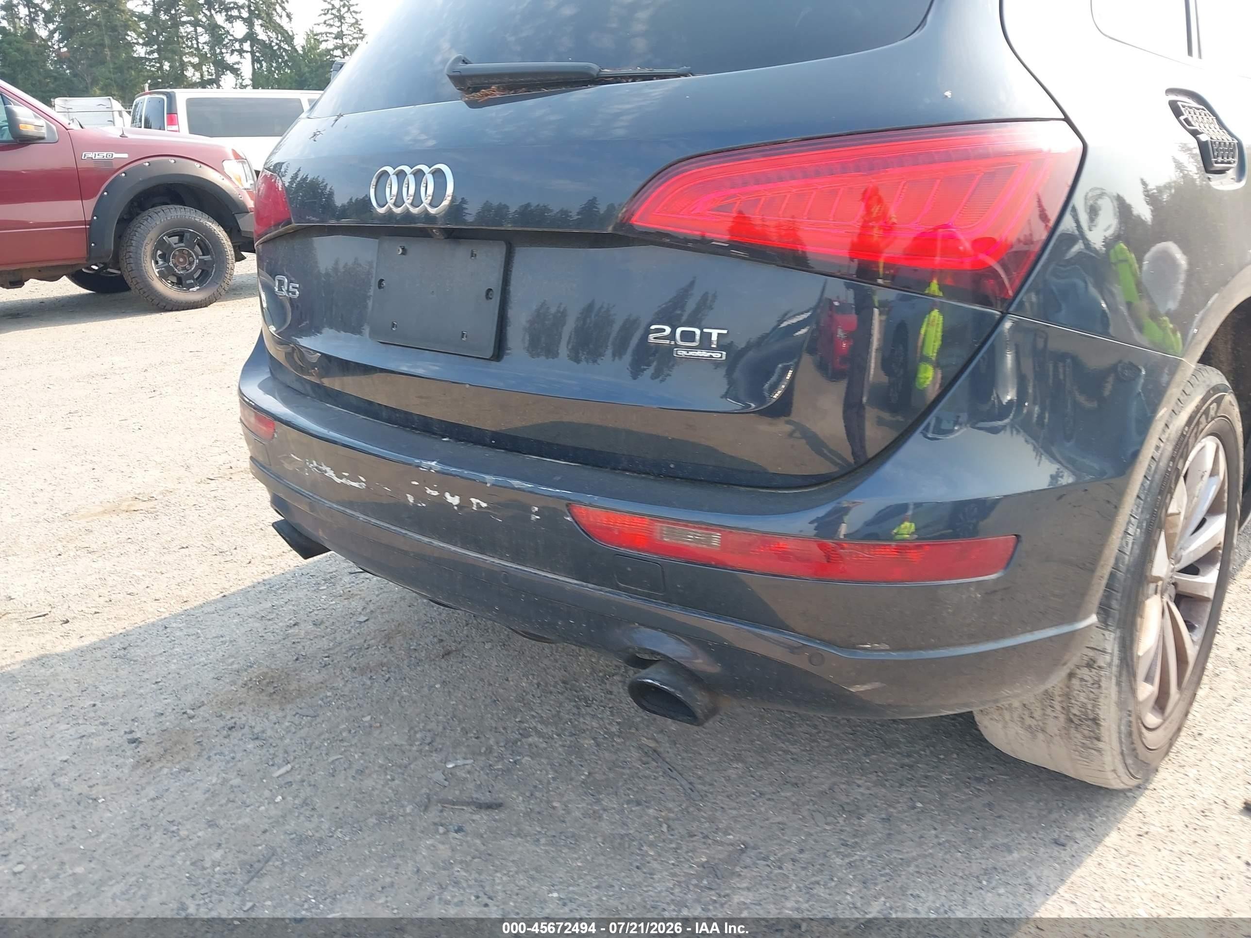 2014 Audi Q5 2.0t Premium Black vin: WA1LFAFP0EA009136