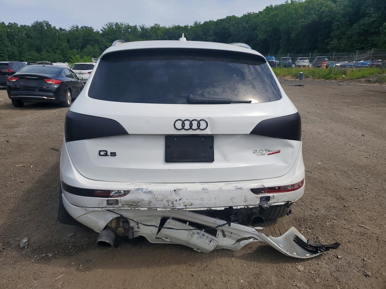2014 Audi Q5 Premium Plus White vin: WA1LFAFP0EA057025