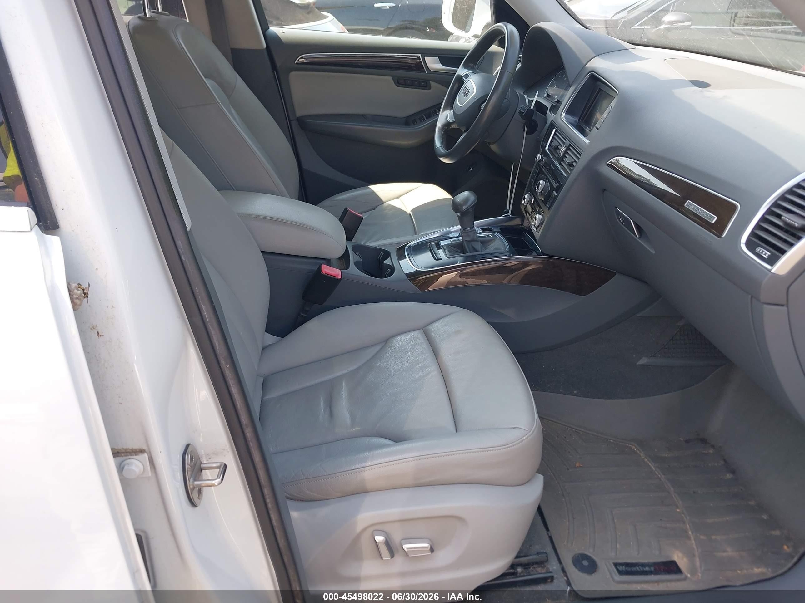 2014 Audi Q5 2.0t Premium White vin: WA1LFAFP0EA080661