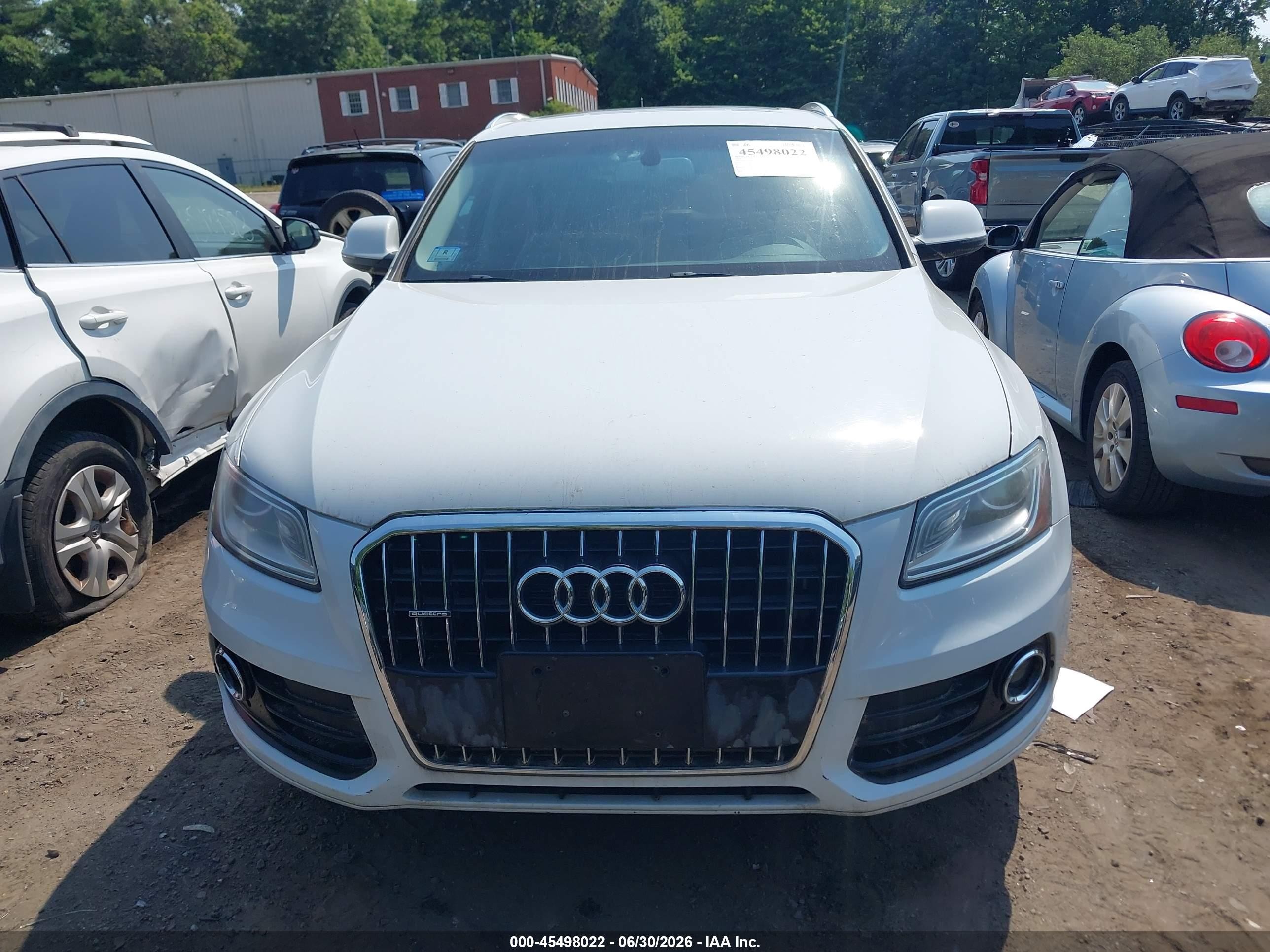 2014 Audi Q5 2.0t Premium White vin: WA1LFAFP0EA080661