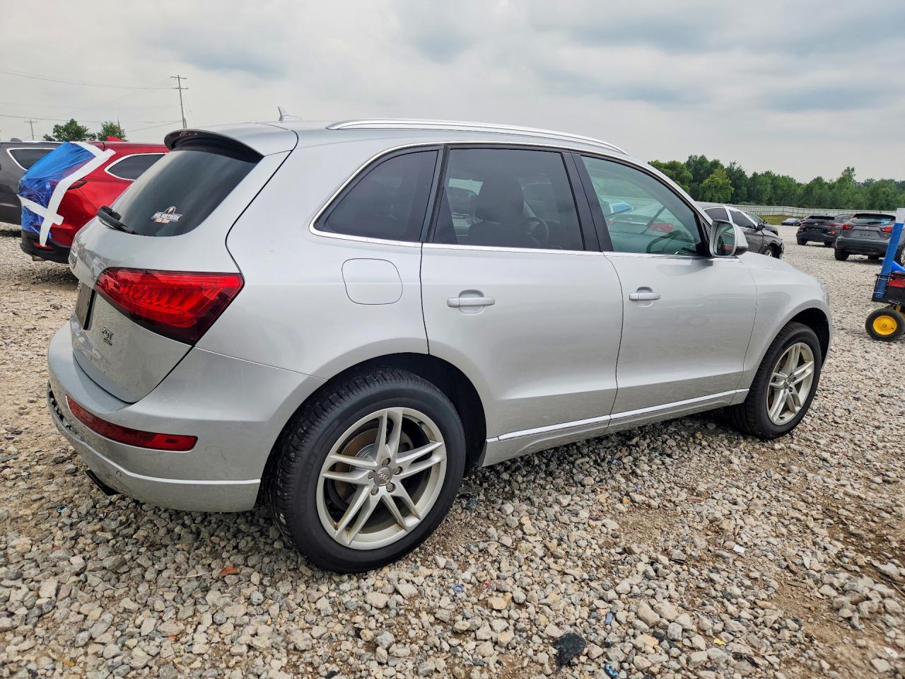 2014 Audi Q5 Premium Plus Silver vin: WA1LFAFP0EA097380