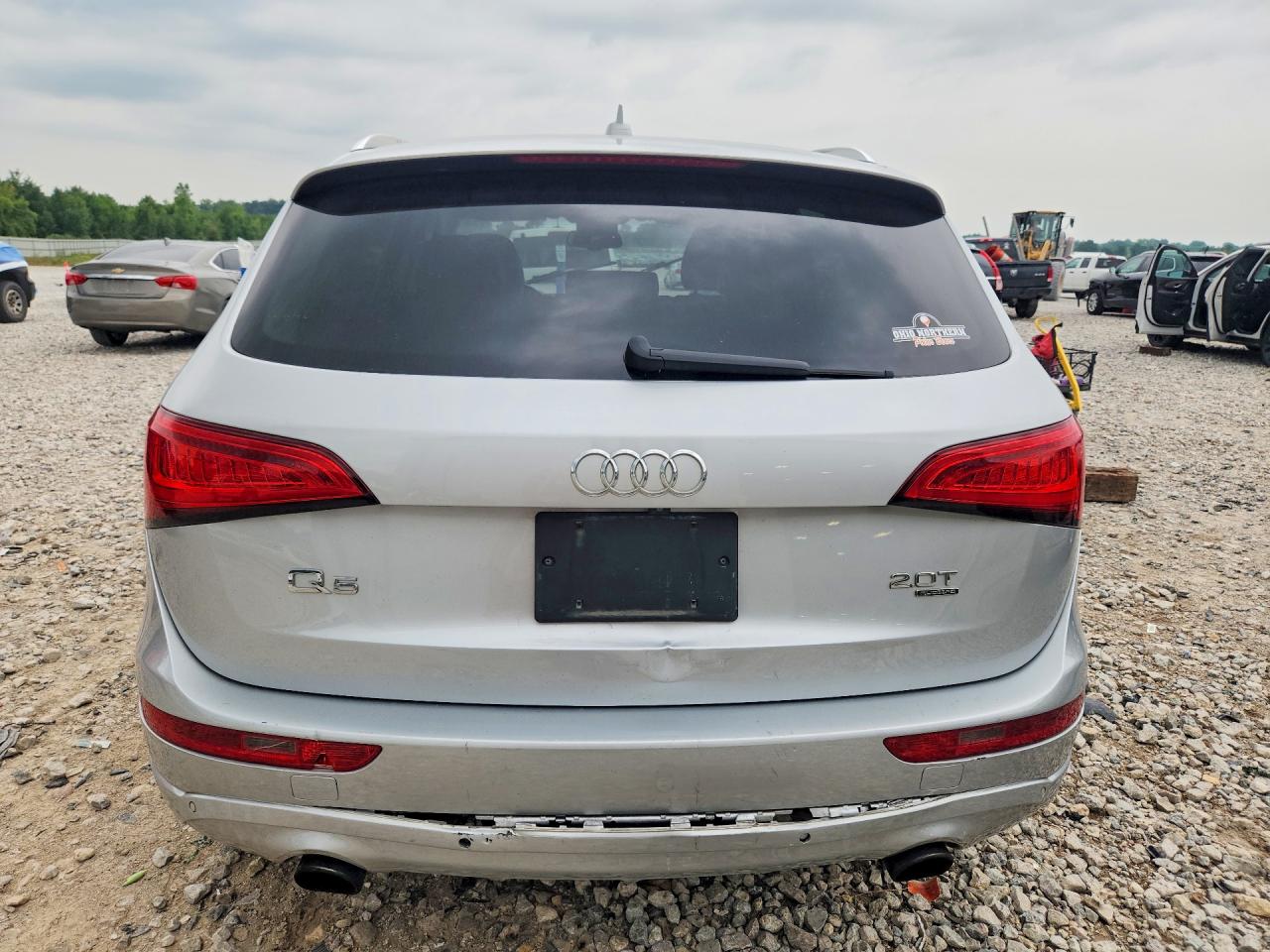 2014 Audi Q5 Premium Plus Silver vin: WA1LFAFP0EA097380