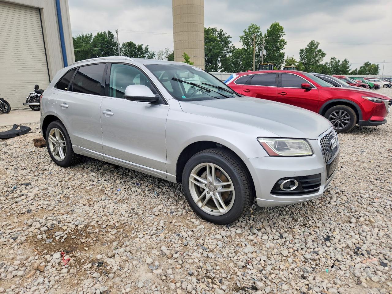 2014 Audi Q5 Premium Plus Silver vin: WA1LFAFP0EA097380