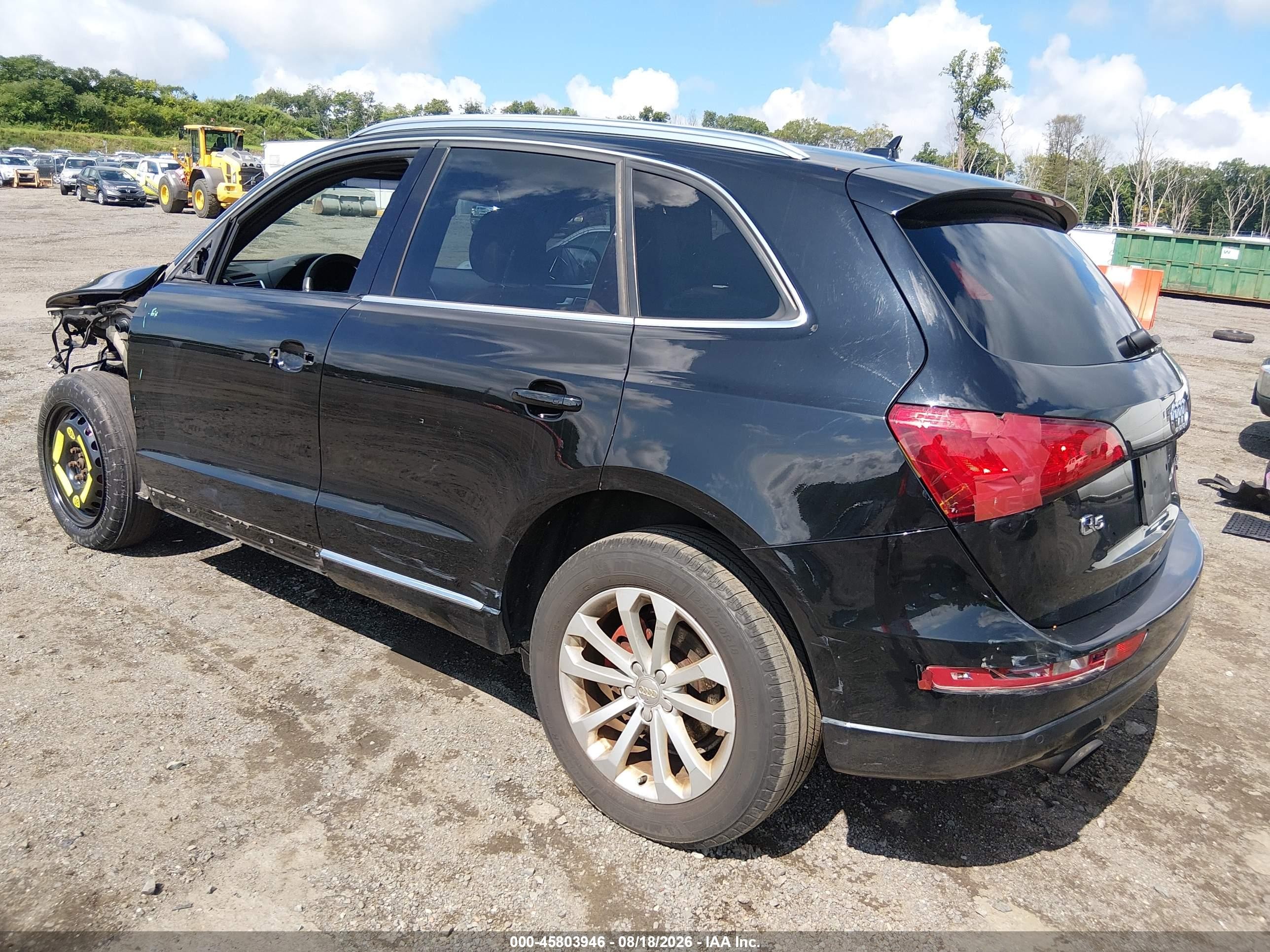 2014 Audi Q5 2.0t Premium Черный vin: WA1LFAFP0EA119507