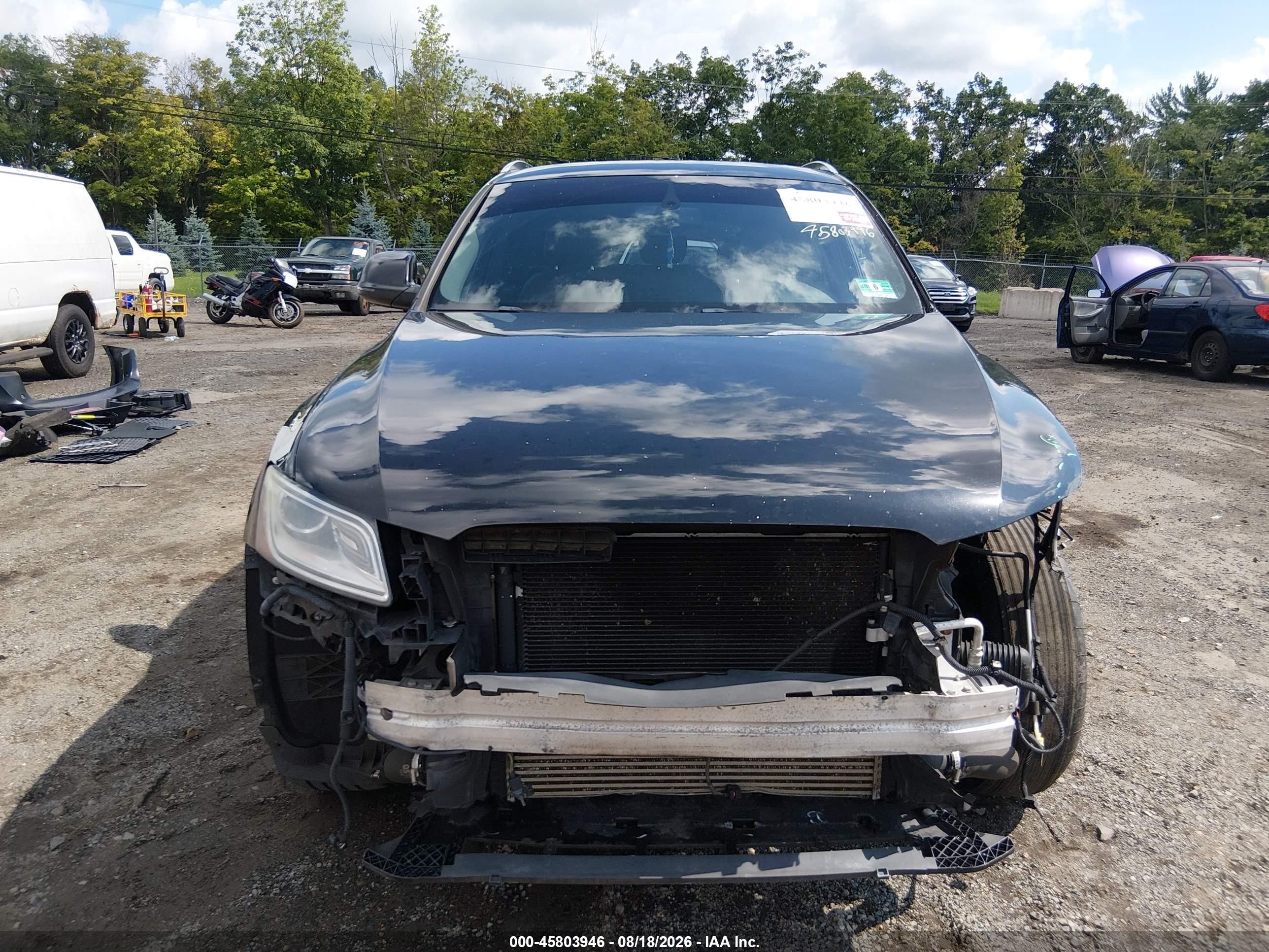 2014 Audi Q5 2.0t Premium Черный vin: WA1LFAFP0EA119507