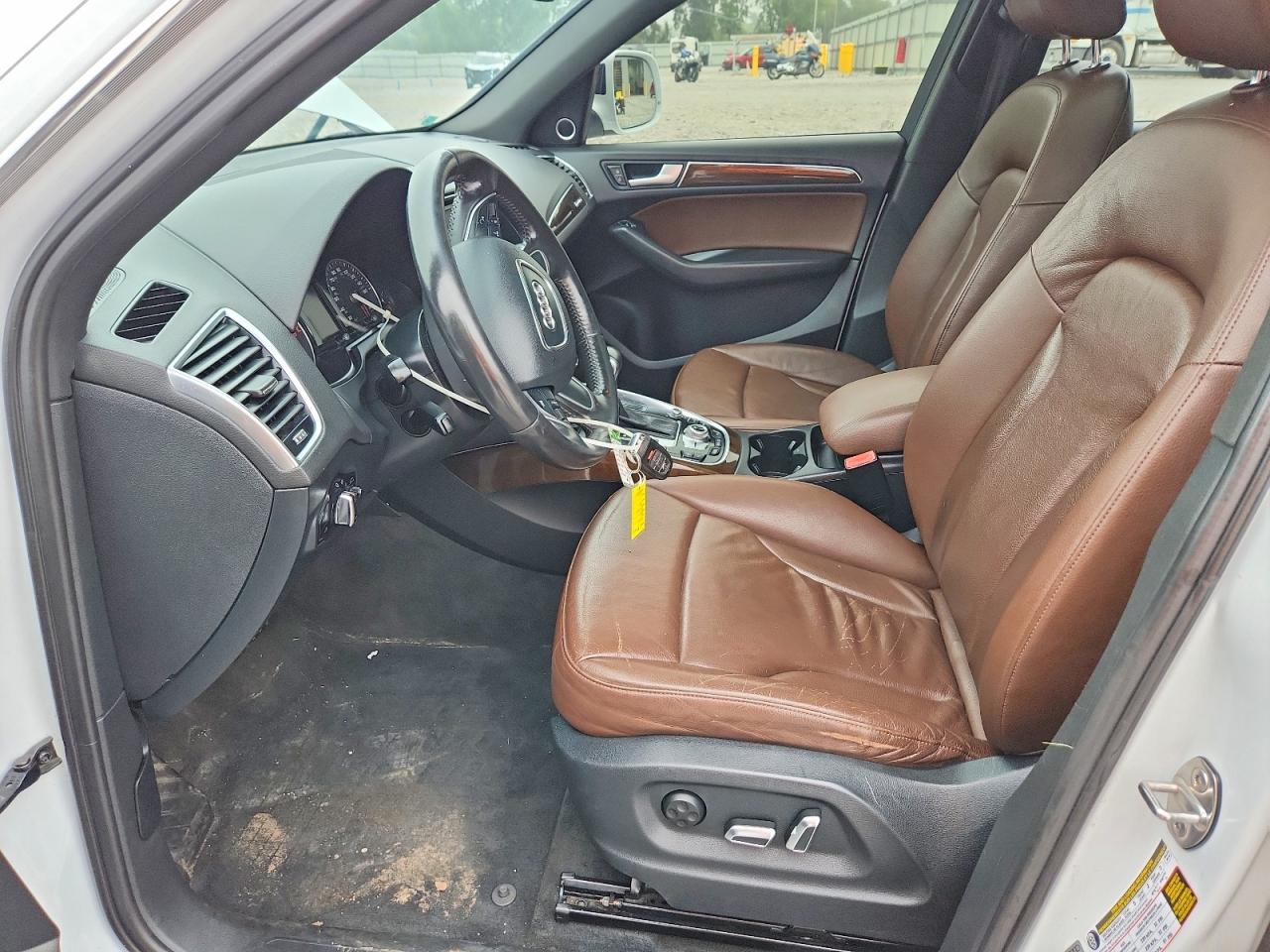2014 Audi Q5 Premium Plus White vin: WA1LFAFP0EA123914
