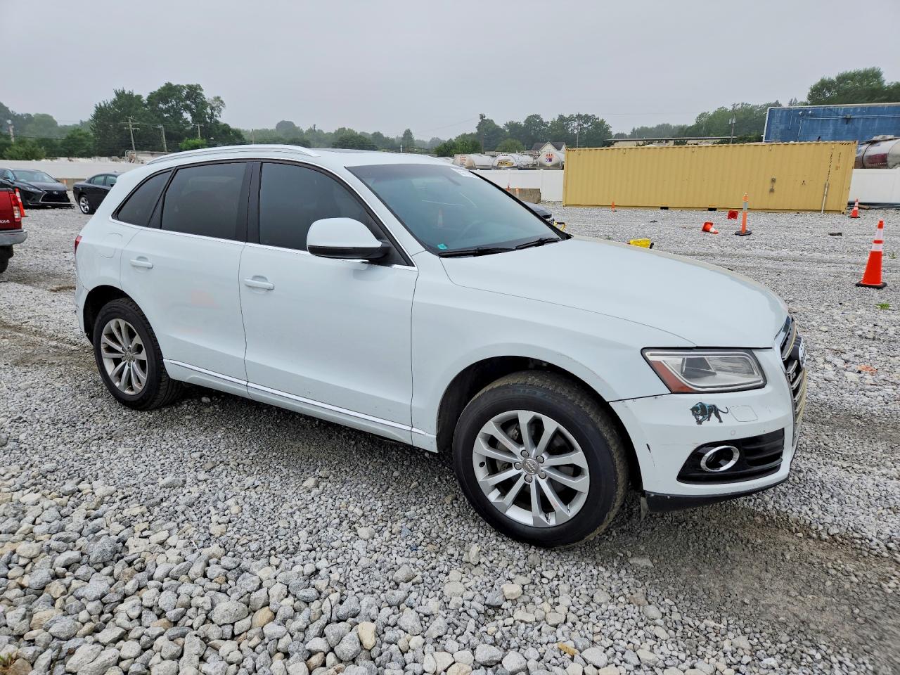 2014 Audi Q5 Premium Plus White vin: WA1LFAFP0EA123914