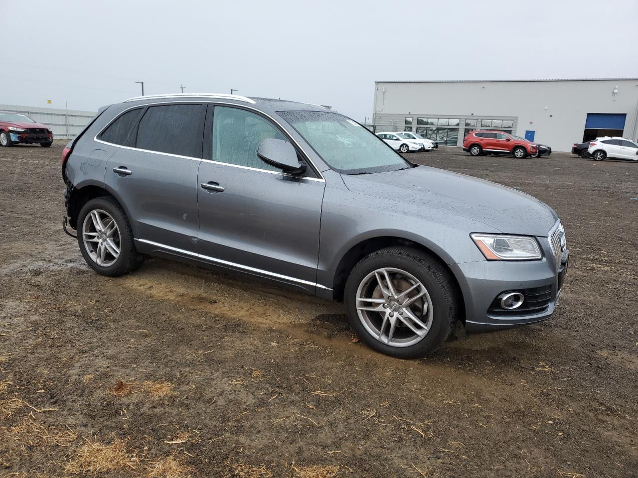 2015 Audi Q5 Premium Plus Gray vin: WA1LFAFP0FA035351