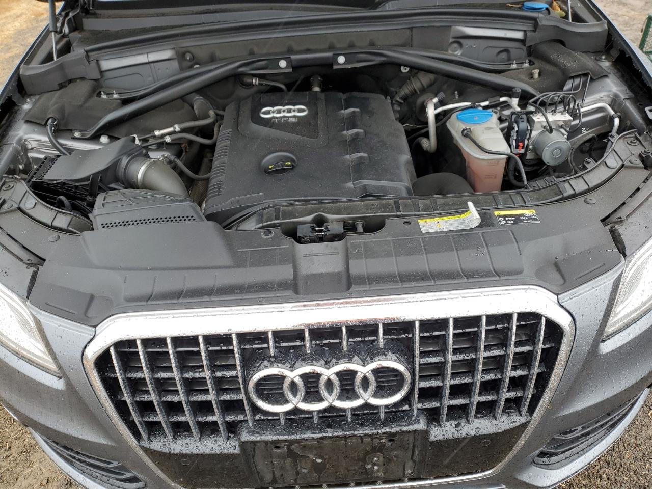 2015 Audi Q5 Premium Plus Gray vin: WA1LFAFP0FA035351
