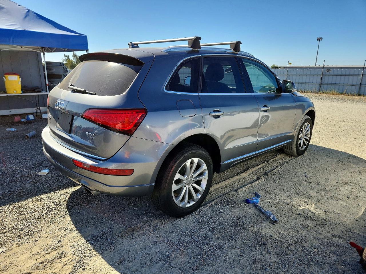 2015 Audi Q5 Premium Plus Gray vin: WA1LFAFP0FA124126