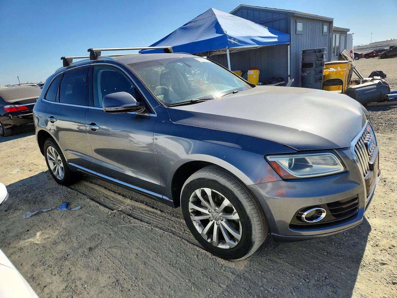 2015 Audi Q5 Premium Plus Gray vin: WA1LFAFP0FA124126