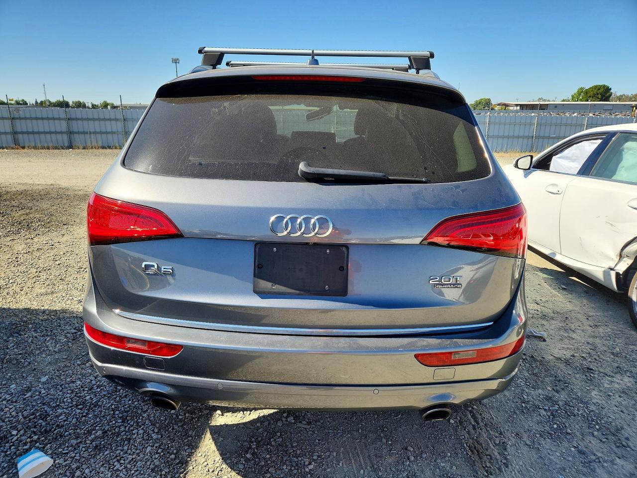 2015 Audi Q5 Premium Plus Gray vin: WA1LFAFP0FA124126
