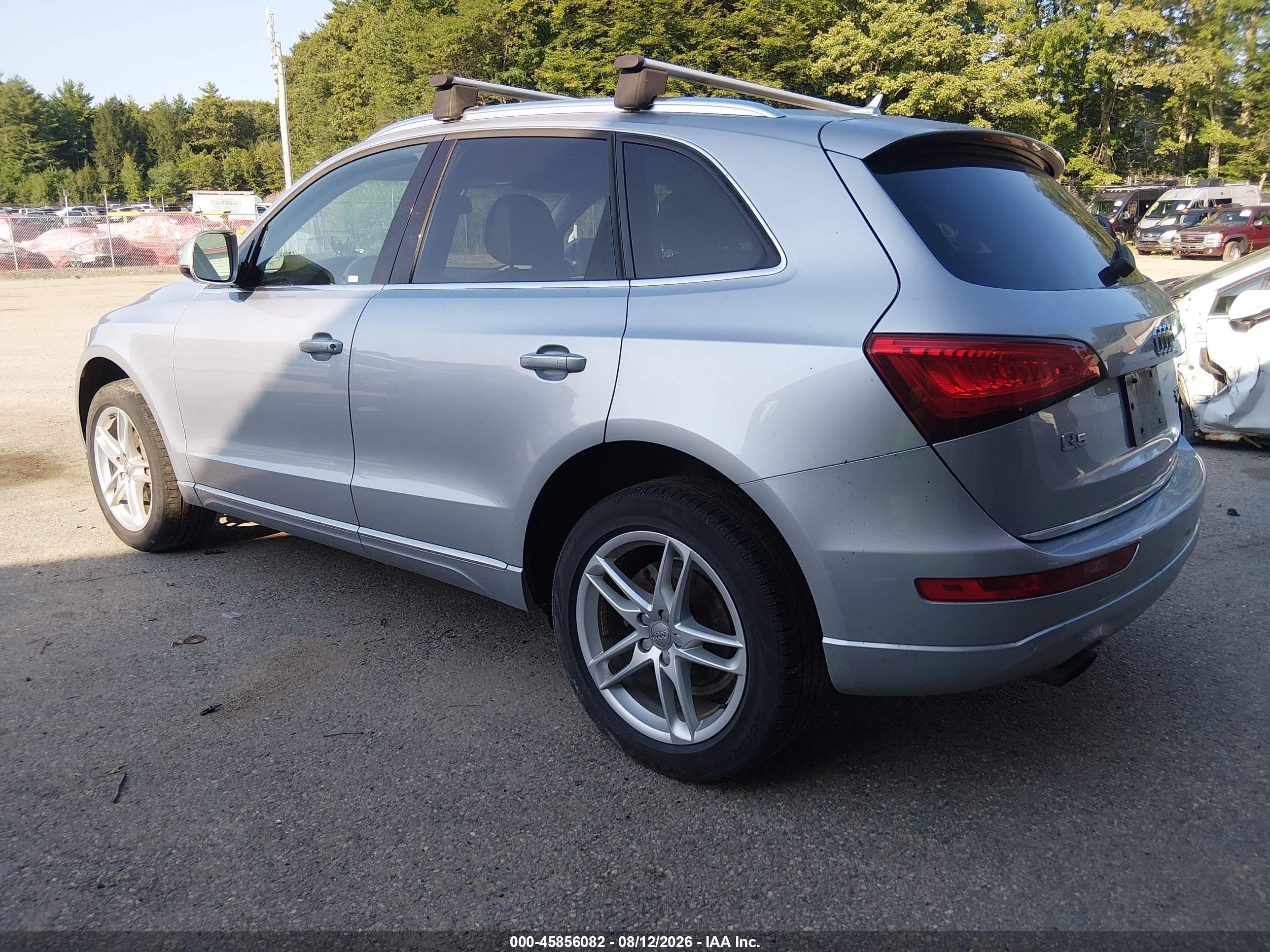 2015 Audi Q5 2.0t Premium Silver vin: WA1LFAFP0FA128757