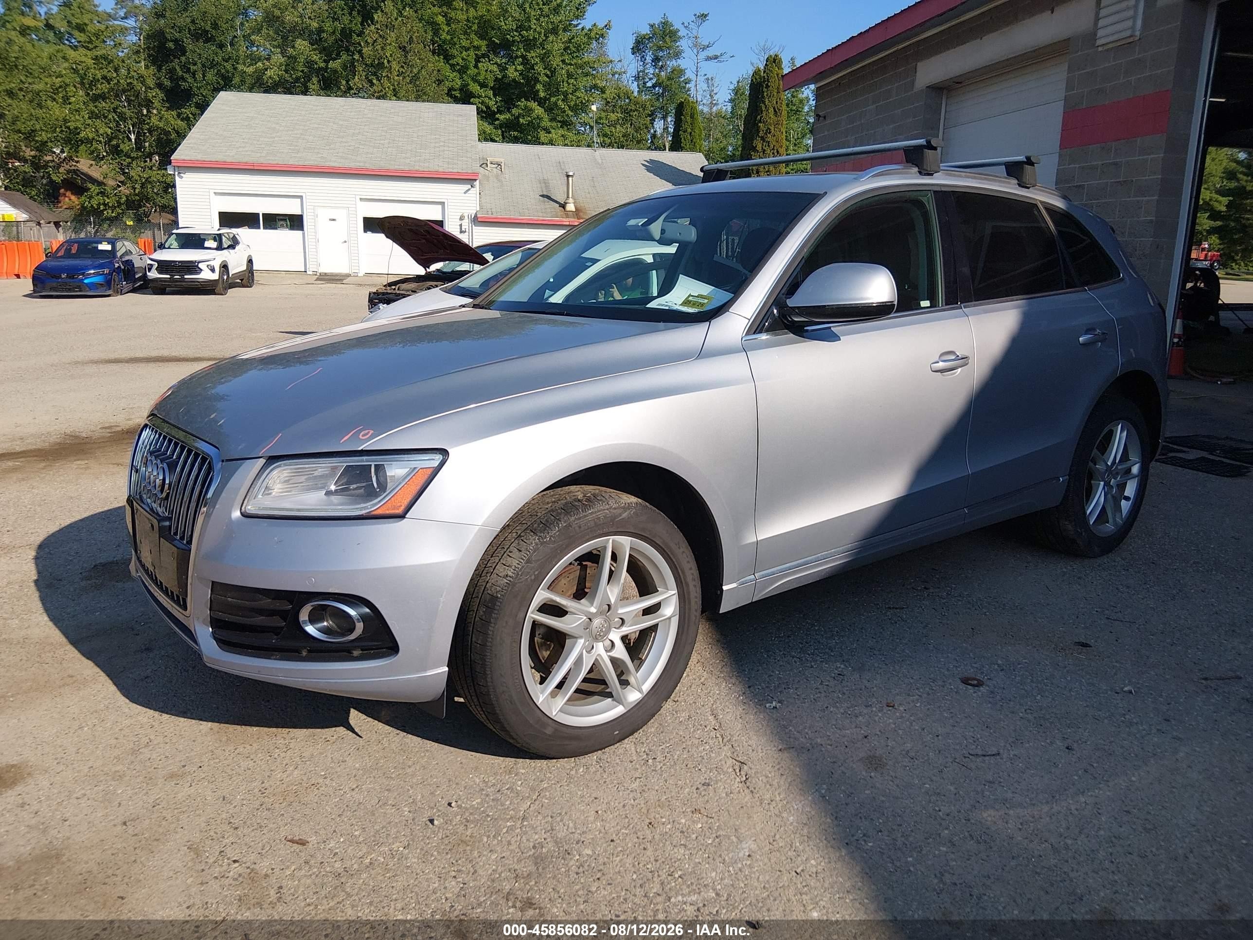 2015 Audi Q5 2.0t Premium Silver vin: WA1LFAFP0FA128757