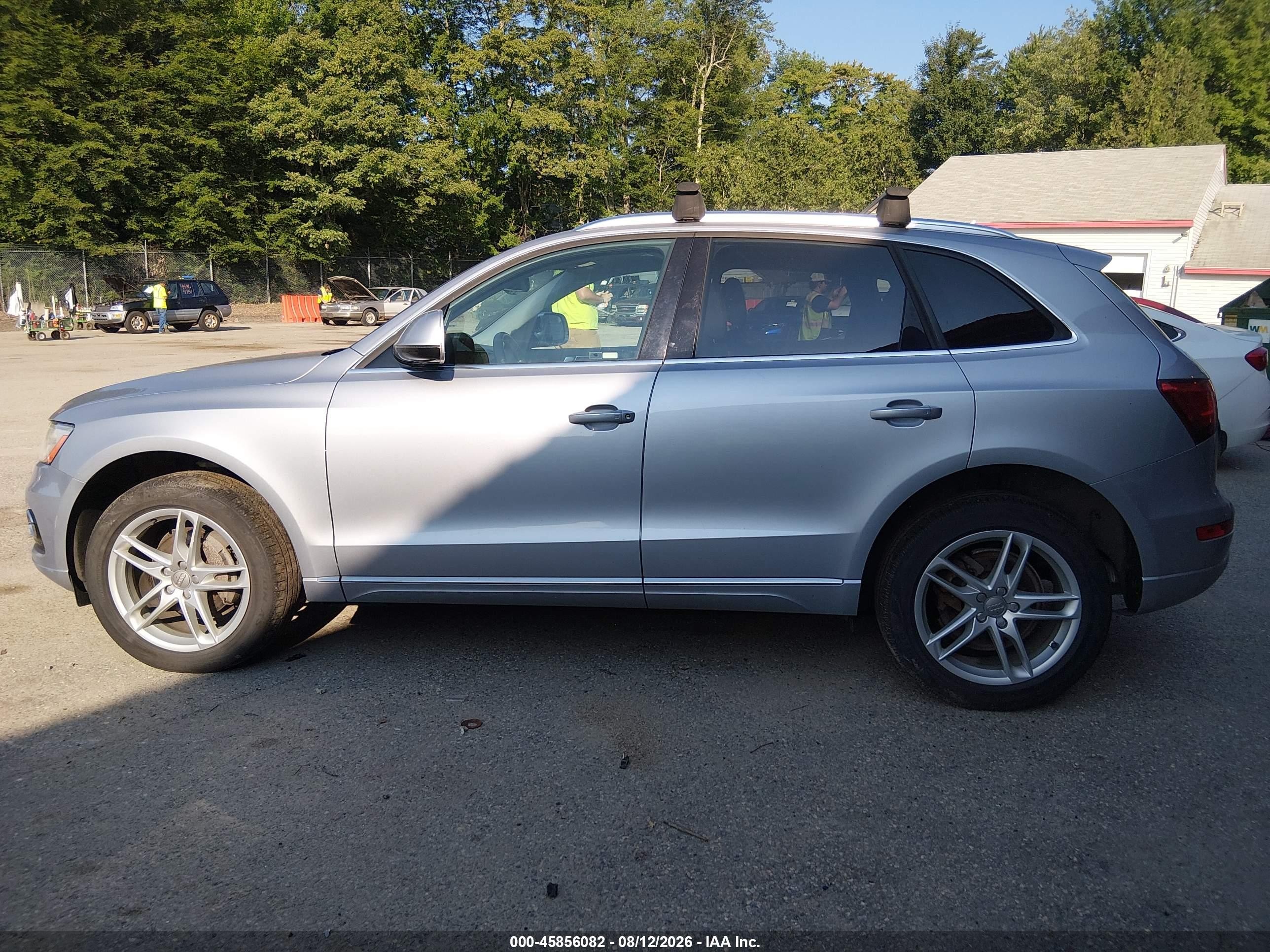 2015 Audi Q5 2.0t Premium Silver vin: WA1LFAFP0FA128757