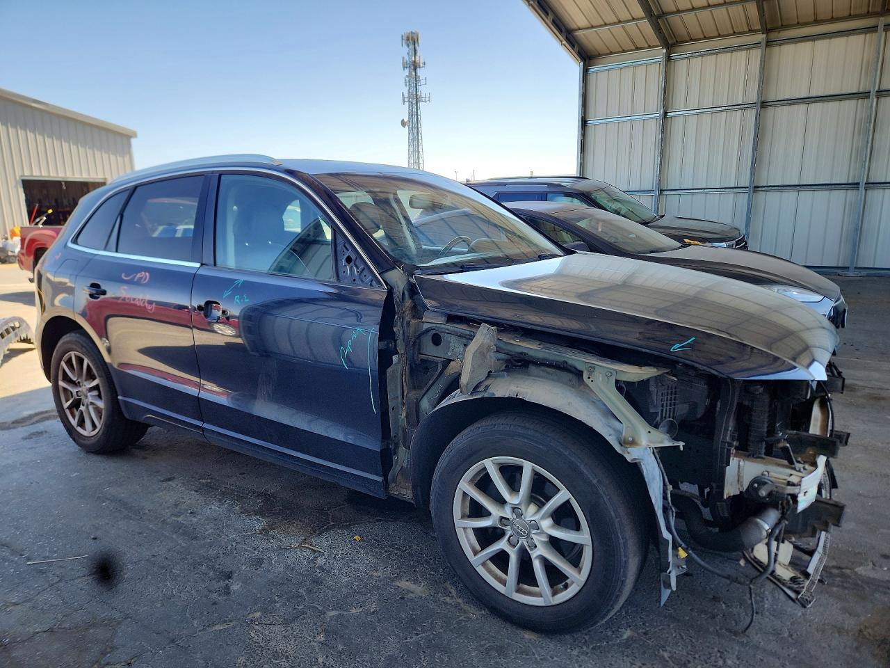 2012 Audi Q5 Premium Plus Blue vin: WA1LFAFP1CA037122