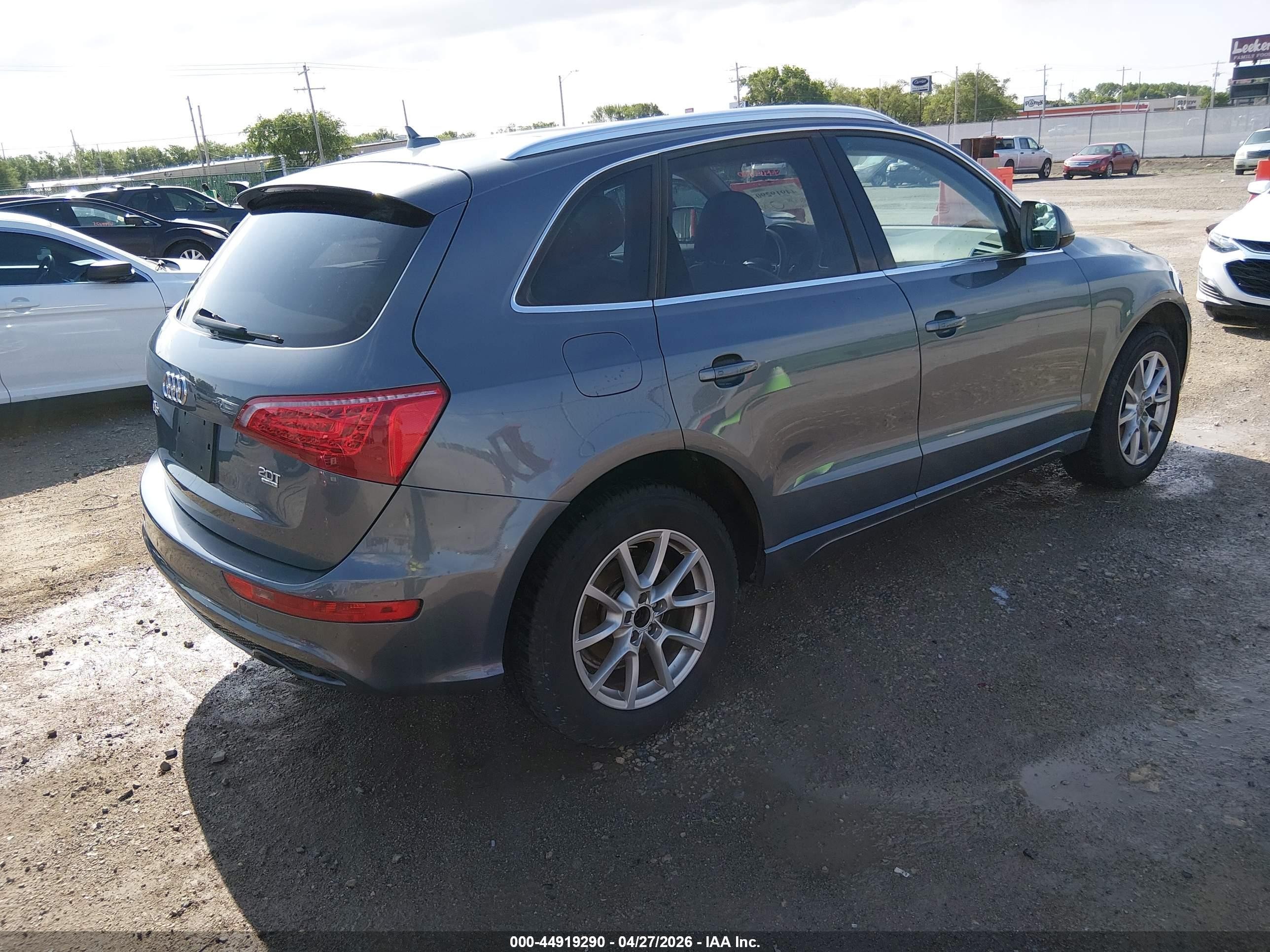2012 Audi Q5 2.0t Premium Gray vin: WA1LFAFP1CA066863
