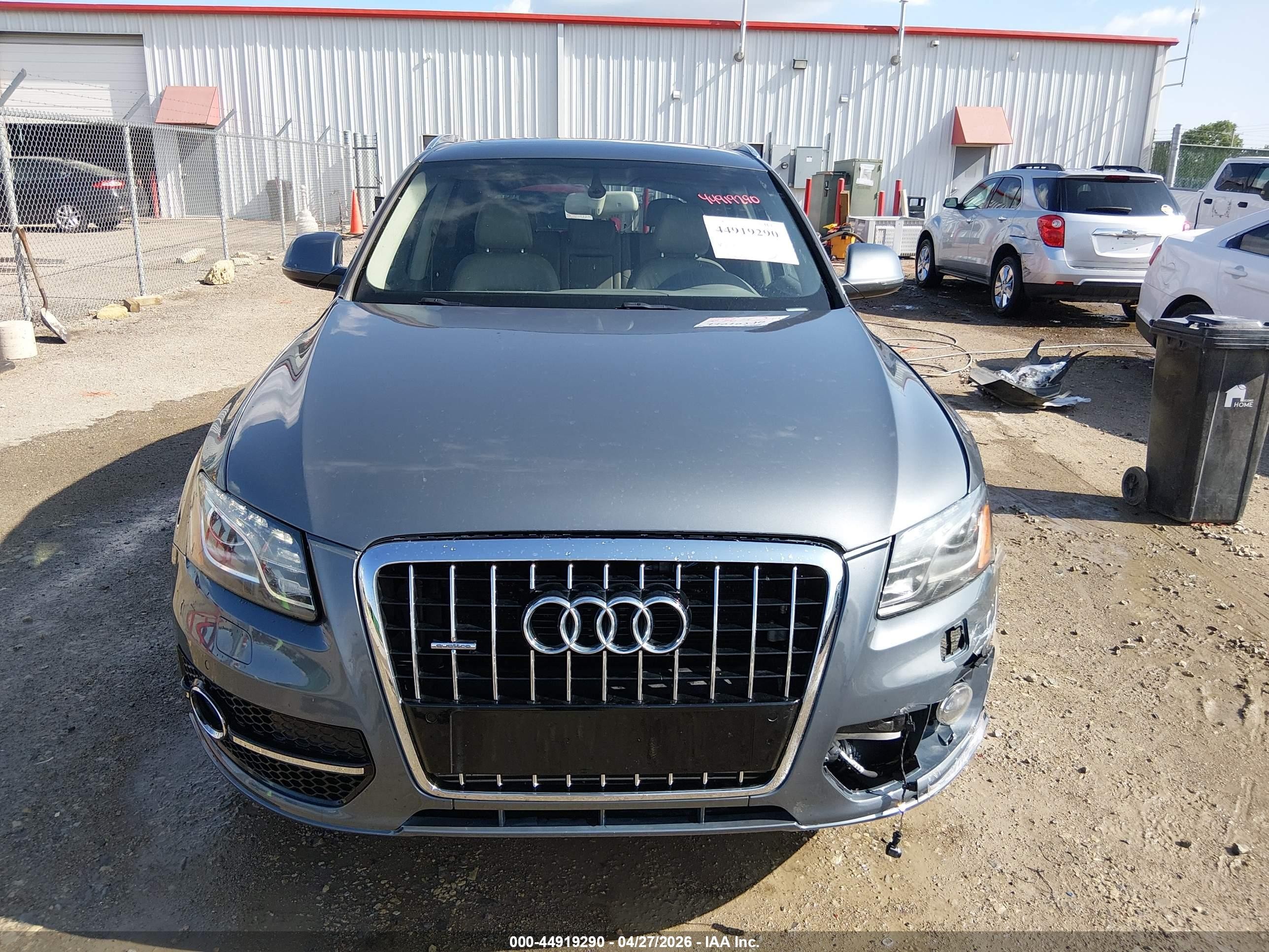 2012 Audi Q5 2.0t Premium Gray vin: WA1LFAFP1CA066863