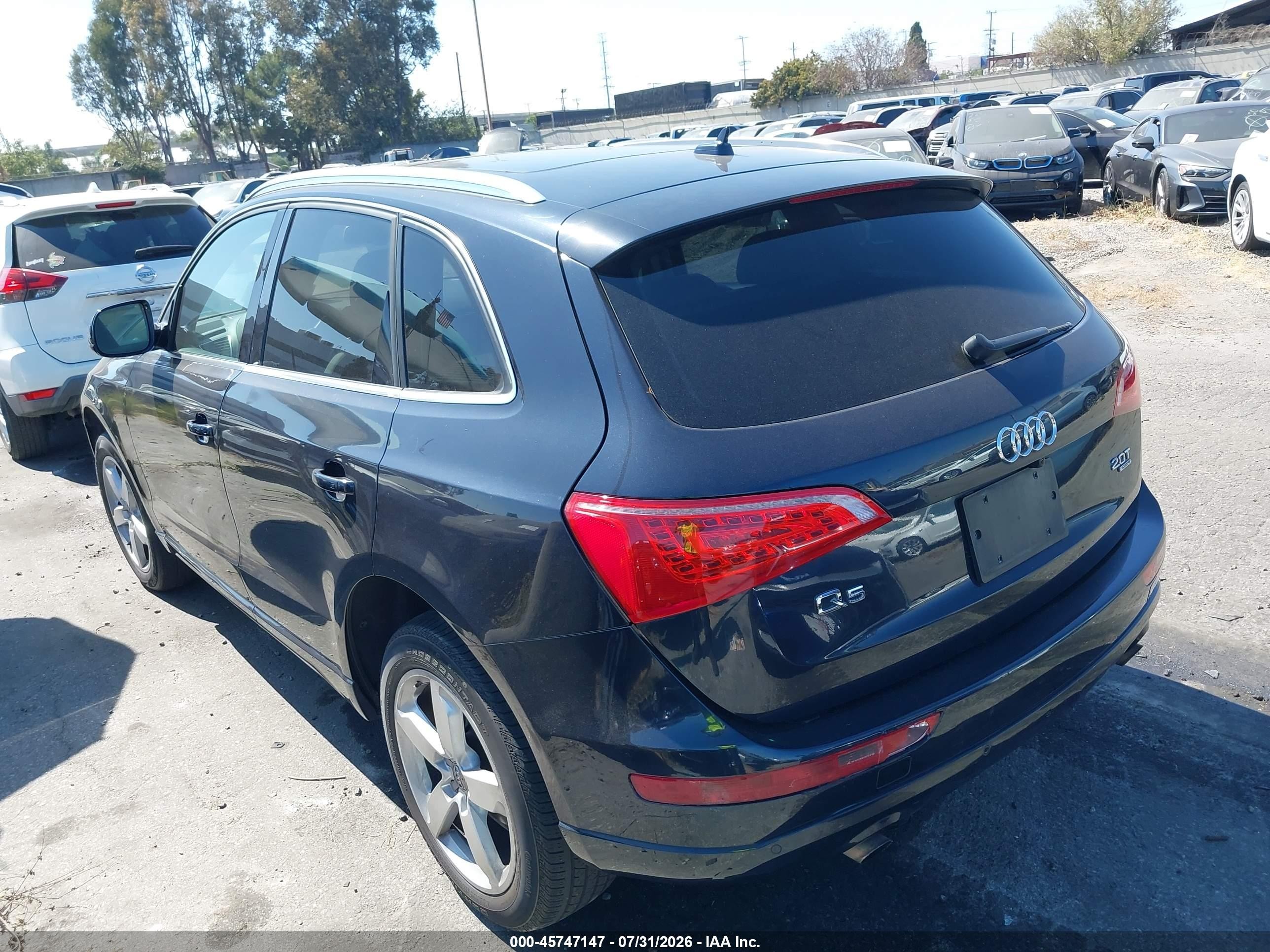 2012 Audi Q5 2.0t Premium Black vin: WA1LFAFP1CA088491