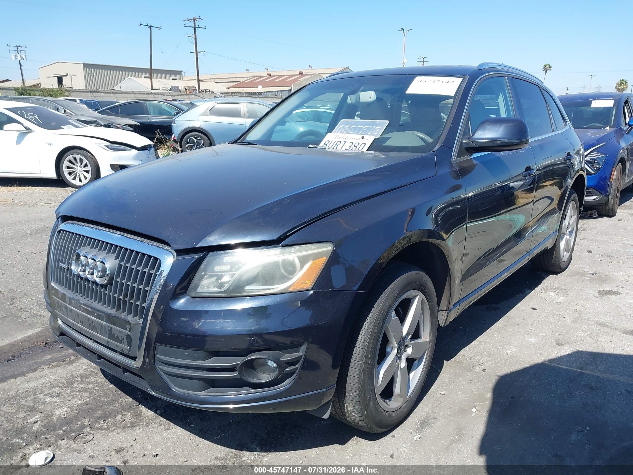 2012 Audi Q5 2.0t Premium Black vin: WA1LFAFP1CA088491