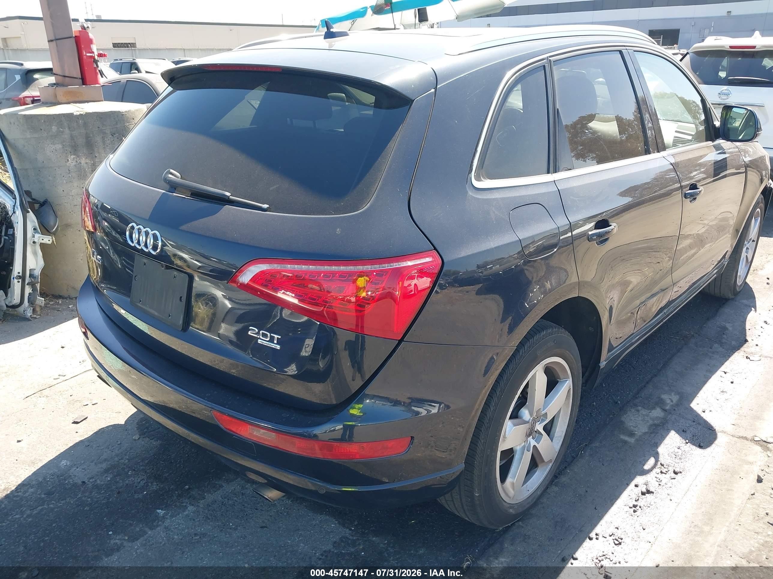 2012 Audi Q5 2.0t Premium Black vin: WA1LFAFP1CA088491
