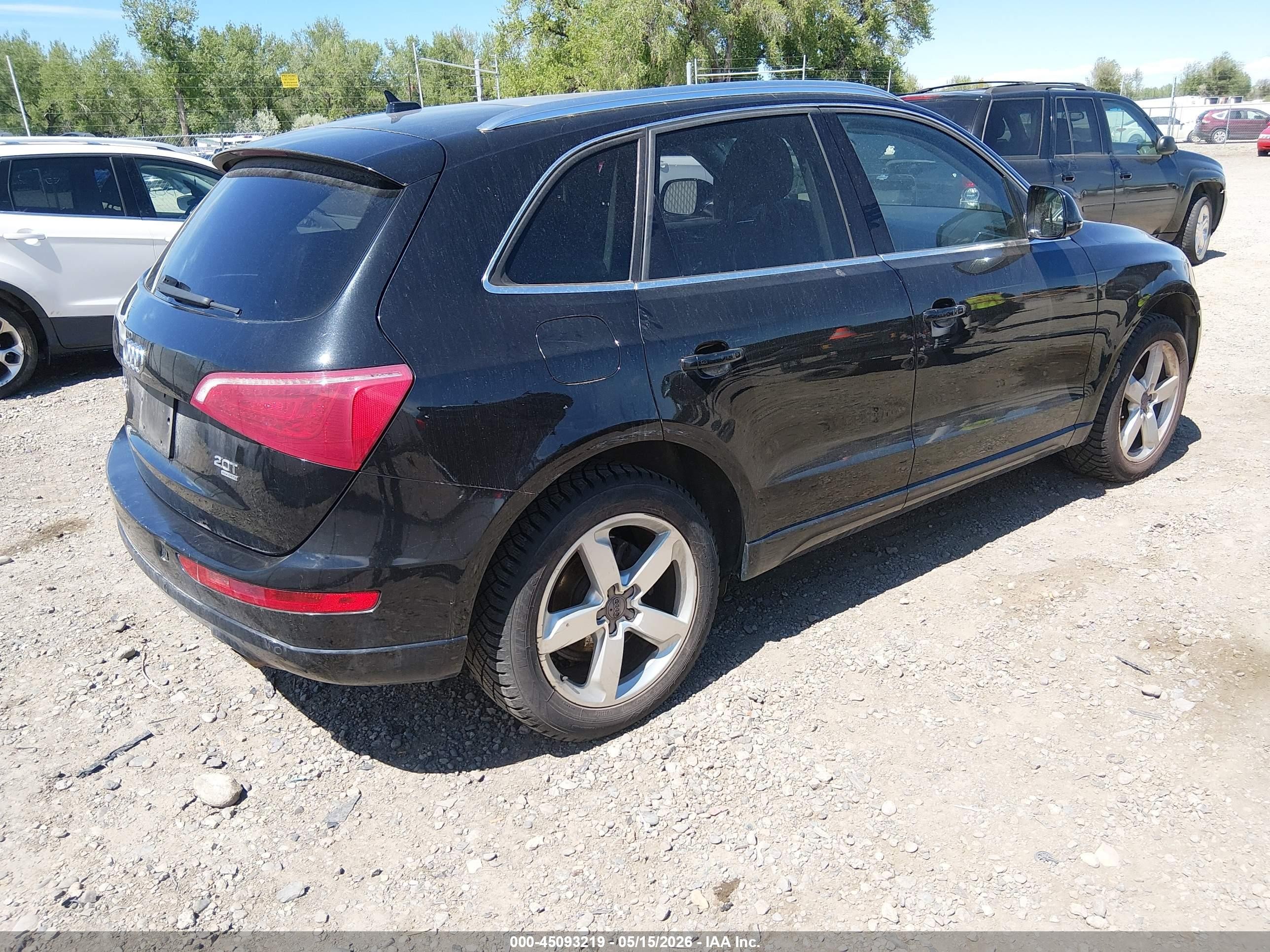 2012 Audi Q5 2.0t Premium Black vin: WA1LFAFP1CA116466
