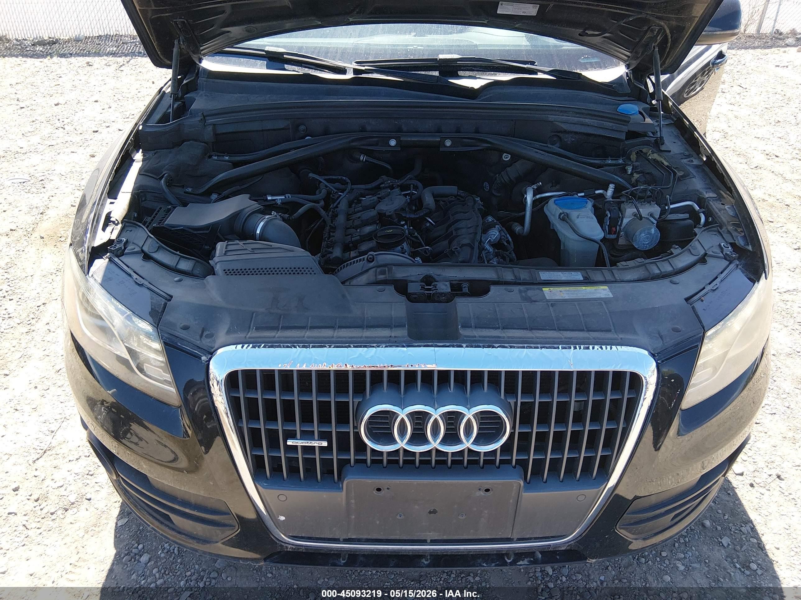 2012 Audi Q5 2.0t Premium Black vin: WA1LFAFP1CA116466