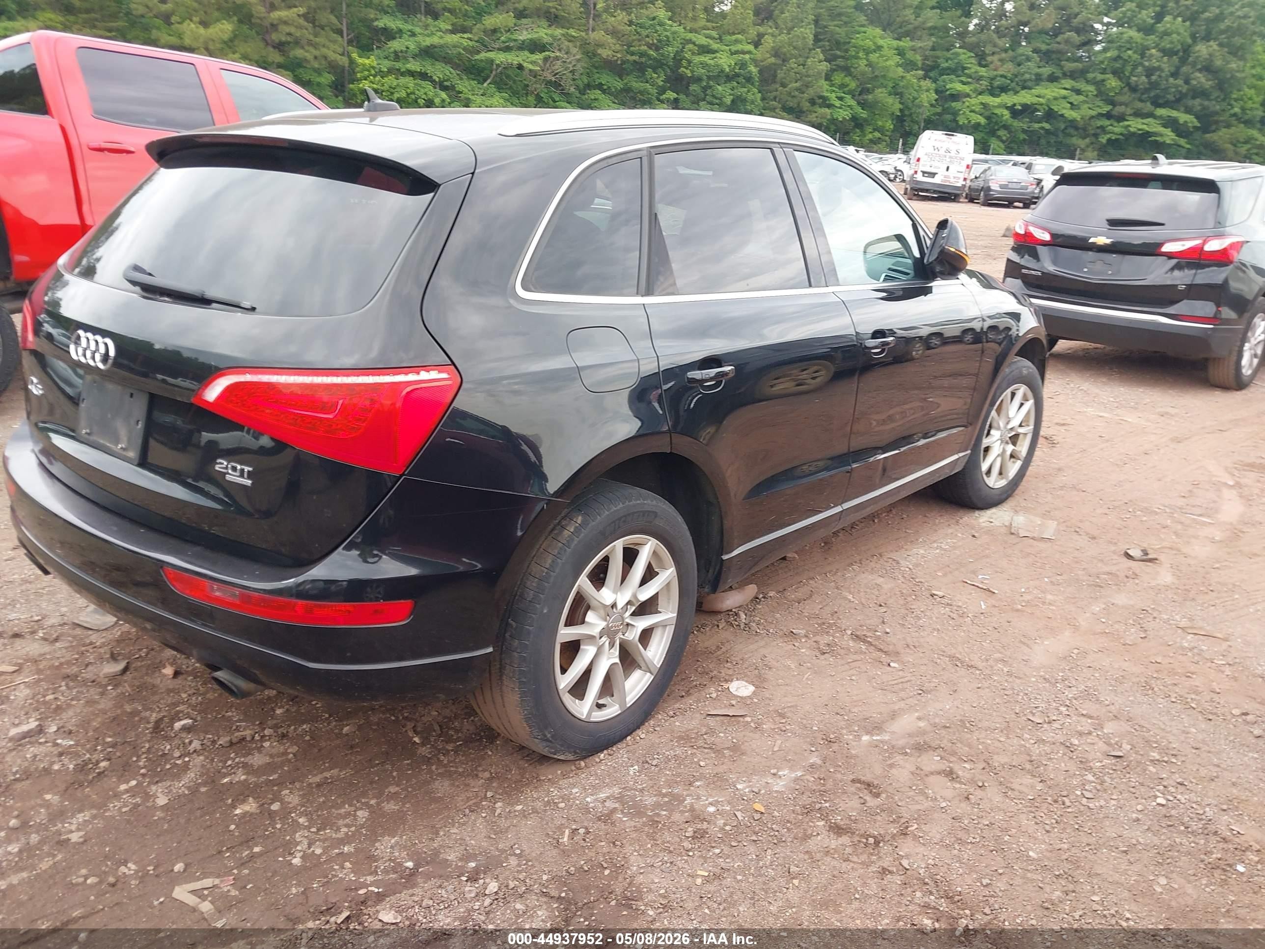 2012 Audi Q5 2.0t Premium Black vin: WA1LFAFP1CA122588