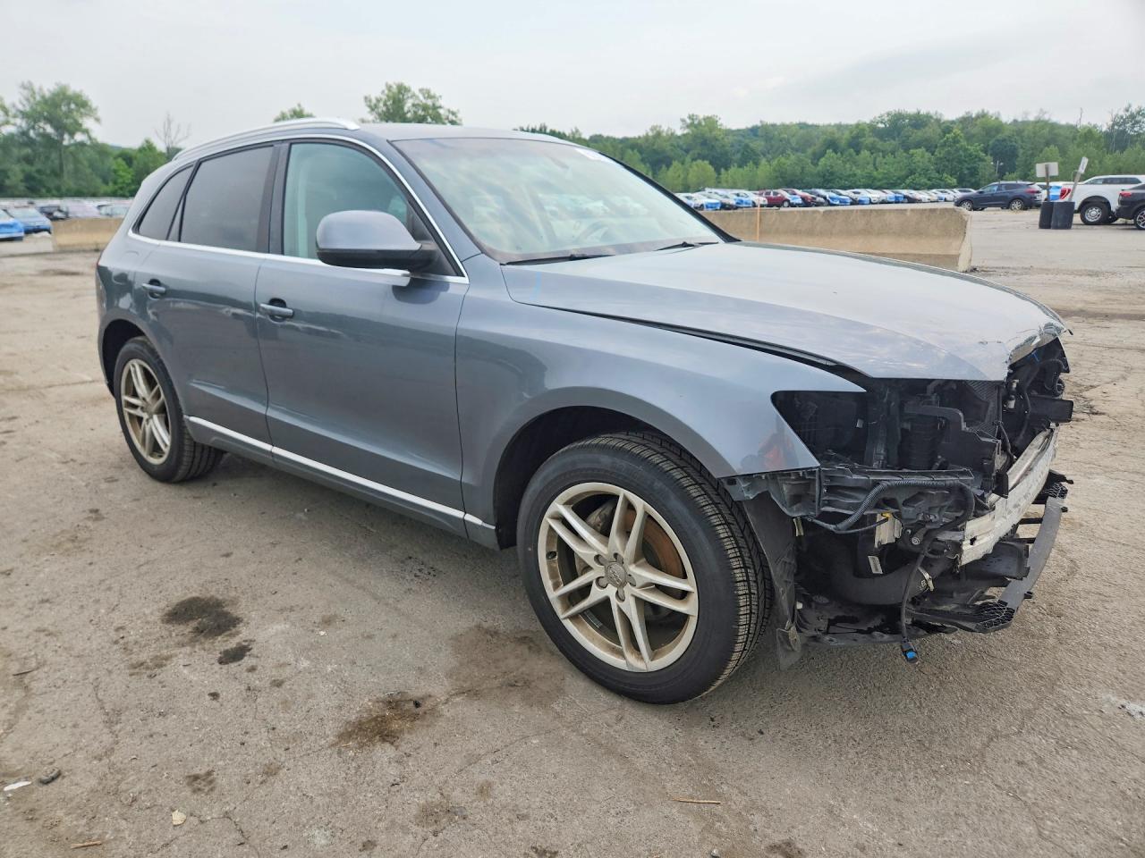 2013 Audi Q5 Premium Plus Gray vin: WA1LFAFP1DA020418