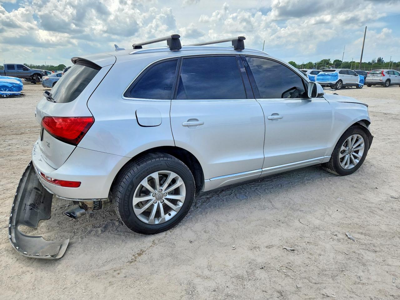 2013 Audi Q5 Premium Plus Silver vin: WA1LFAFP1DA047991