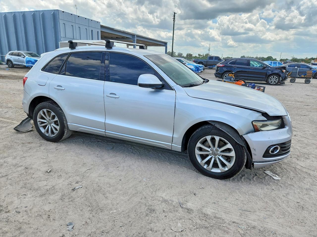 2013 Audi Q5 Premium Plus Silver vin: WA1LFAFP1DA047991