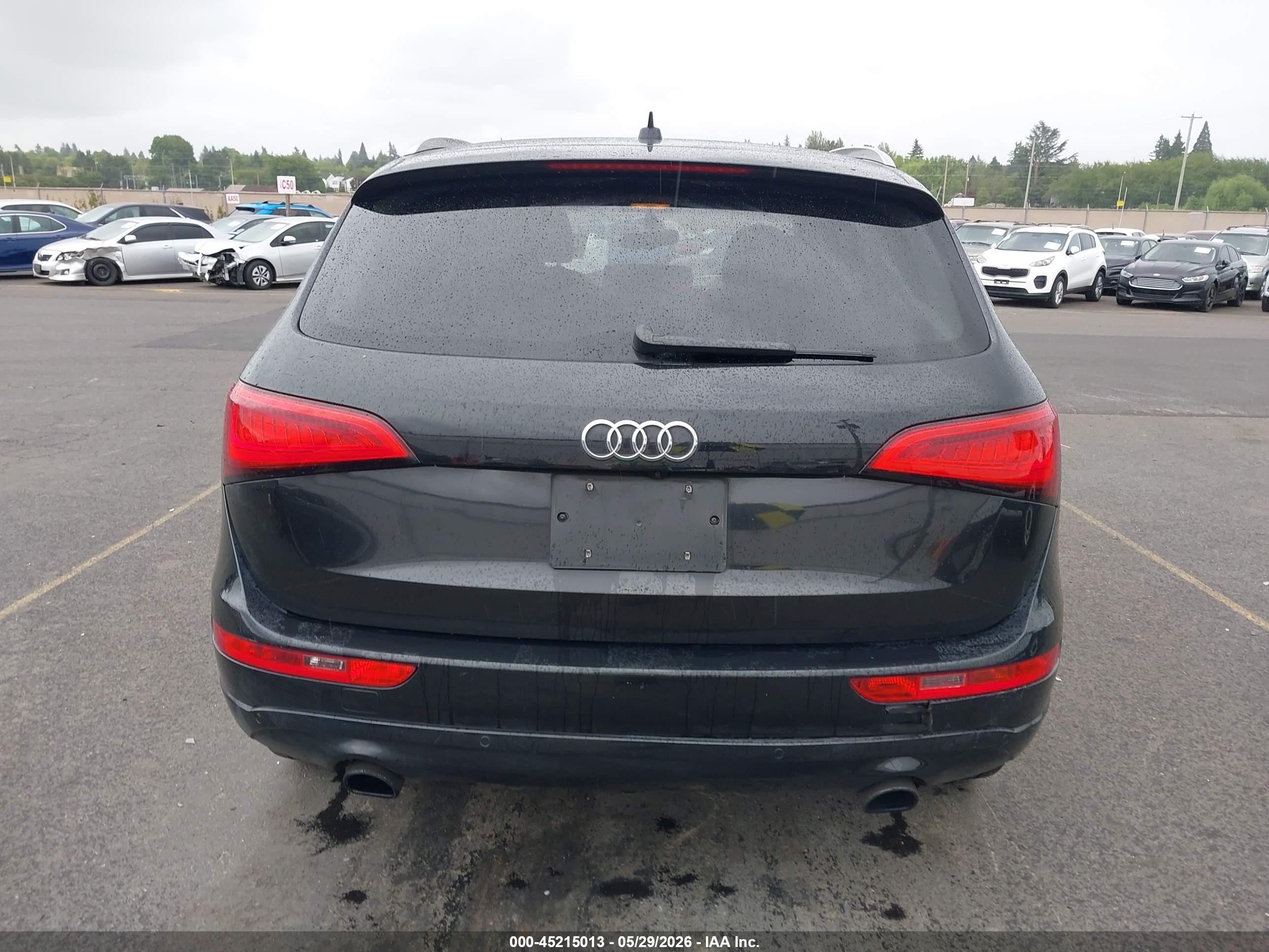 2013 Audi Q5 2.0t Premium Black vin: WA1LFAFP1DA099332