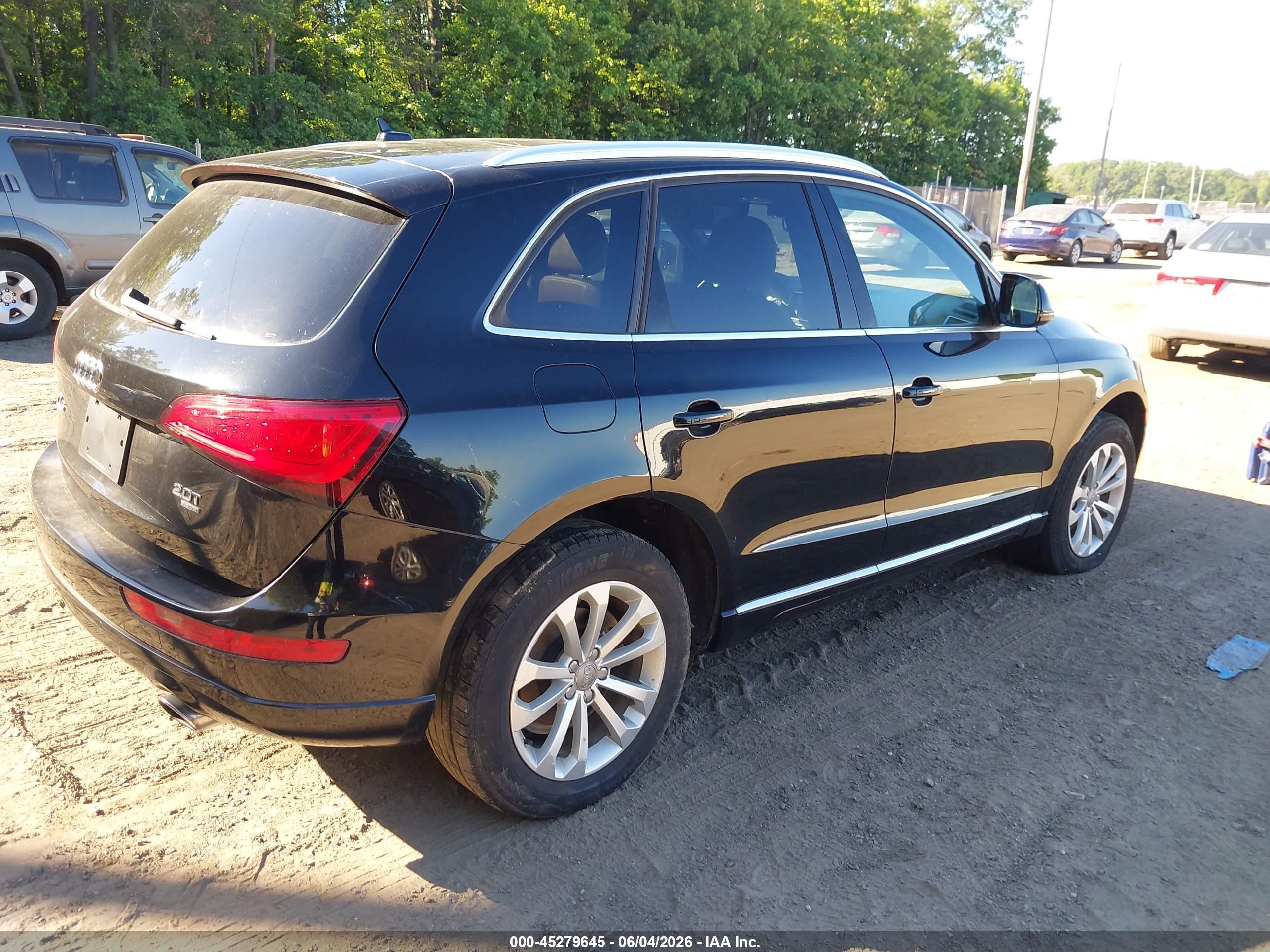 2014 Audi Q5 2.0t Premium Black vin: WA1LFAFP1EA055798