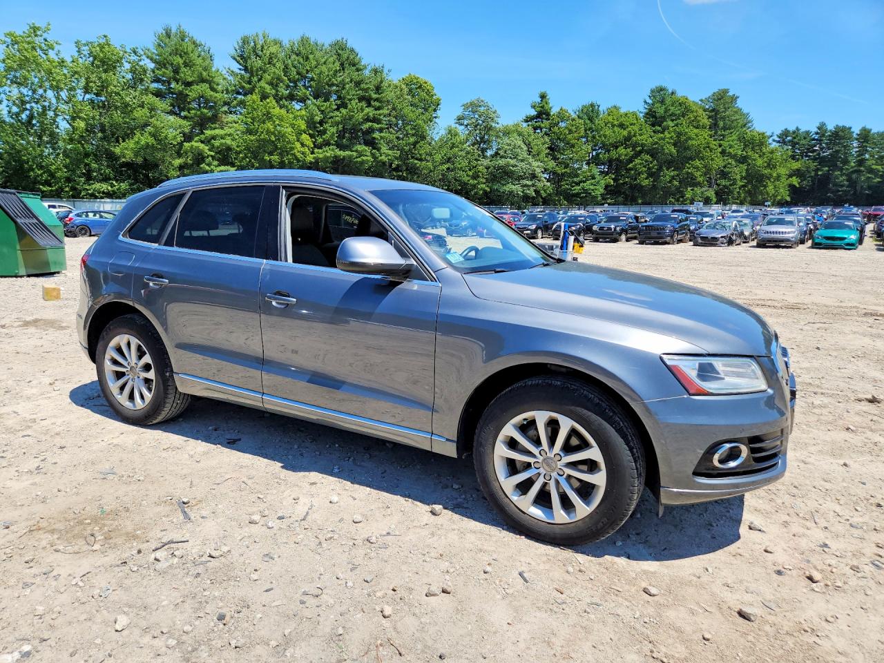 2014 Audi Q5 Premium Plus Gray vin: WA1LFAFP1EA127700