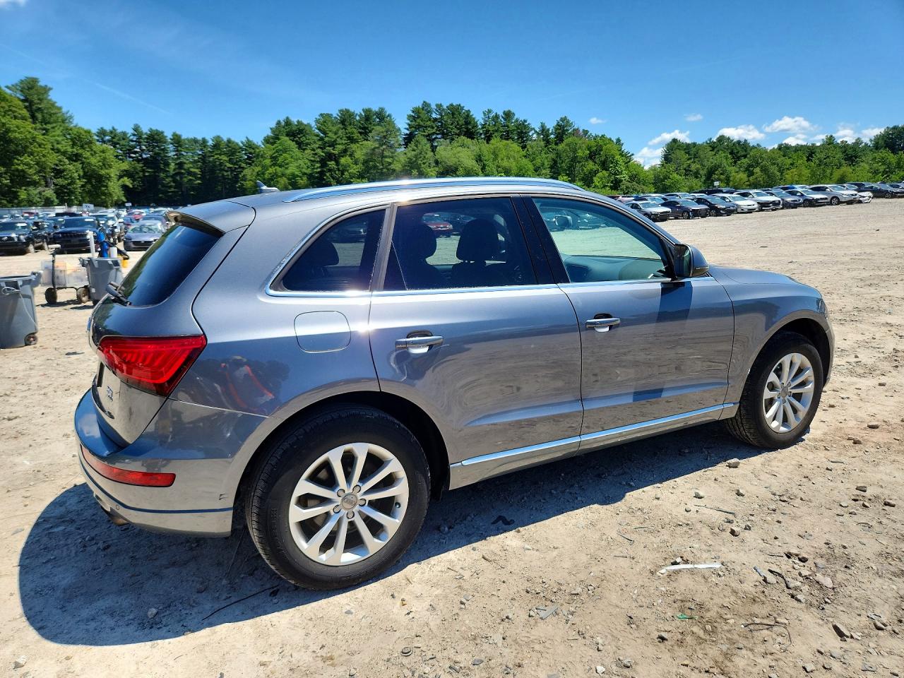 2014 Audi Q5 Premium Plus Gray vin: WA1LFAFP1EA127700