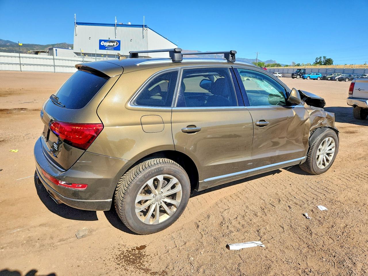 2015 Audi Q5 Premium Plus Brown vin: WA1LFAFP1FA027601