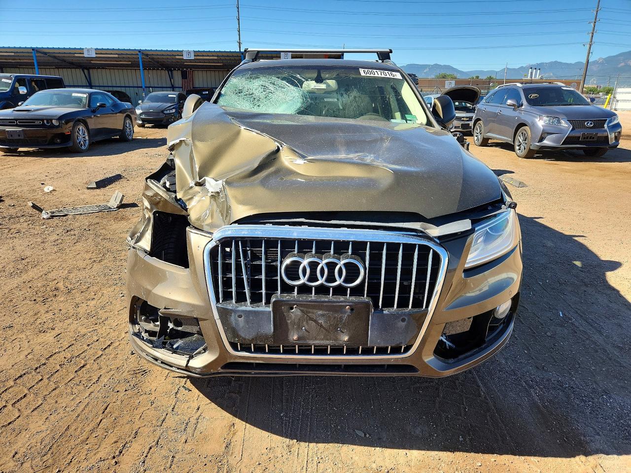 2015 Audi Q5 Premium Plus Brown vin: WA1LFAFP1FA027601