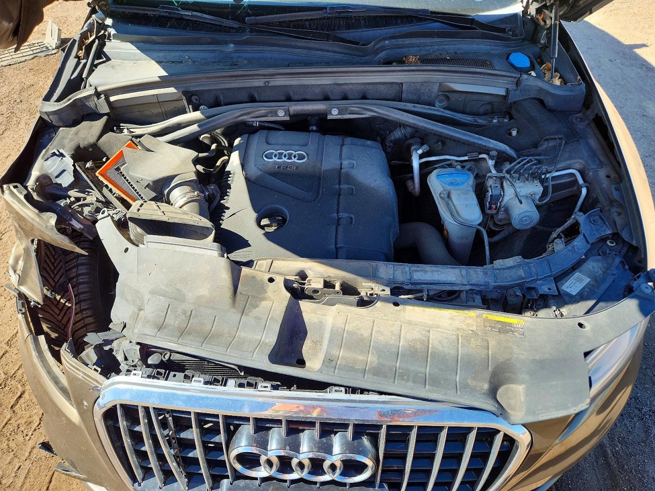 2015 Audi Q5 Premium Plus Brown vin: WA1LFAFP1FA027601