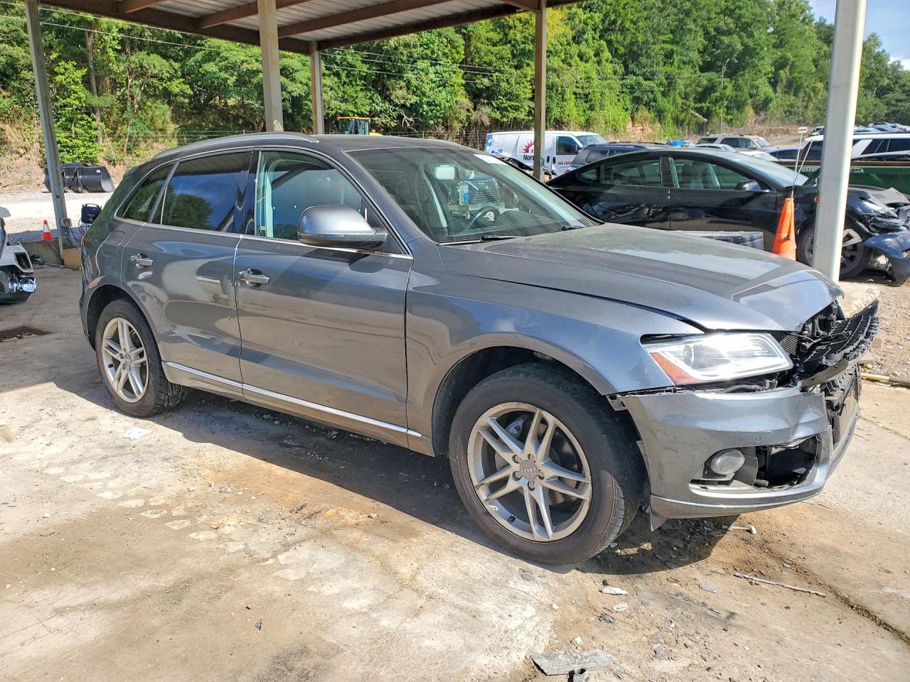 2015 Audi Q5 Premium Plus Gray vin: WA1LFAFP1FA042082