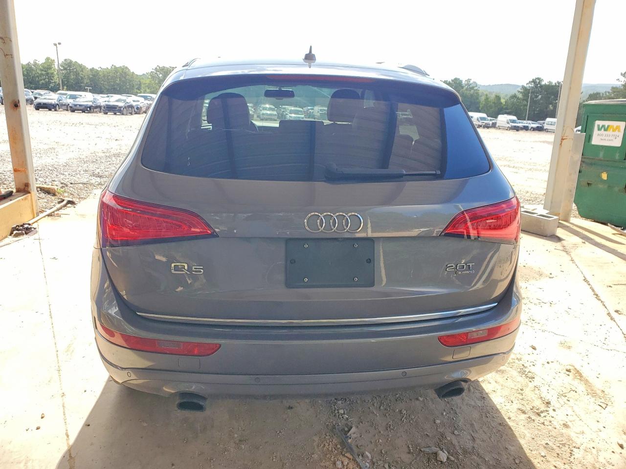 2015 Audi Q5 Premium Plus Gray vin: WA1LFAFP1FA042082