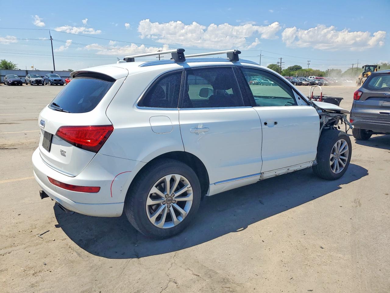 2015 Audi Q5 Premium Plus White vin: WA1LFAFP1FA092447