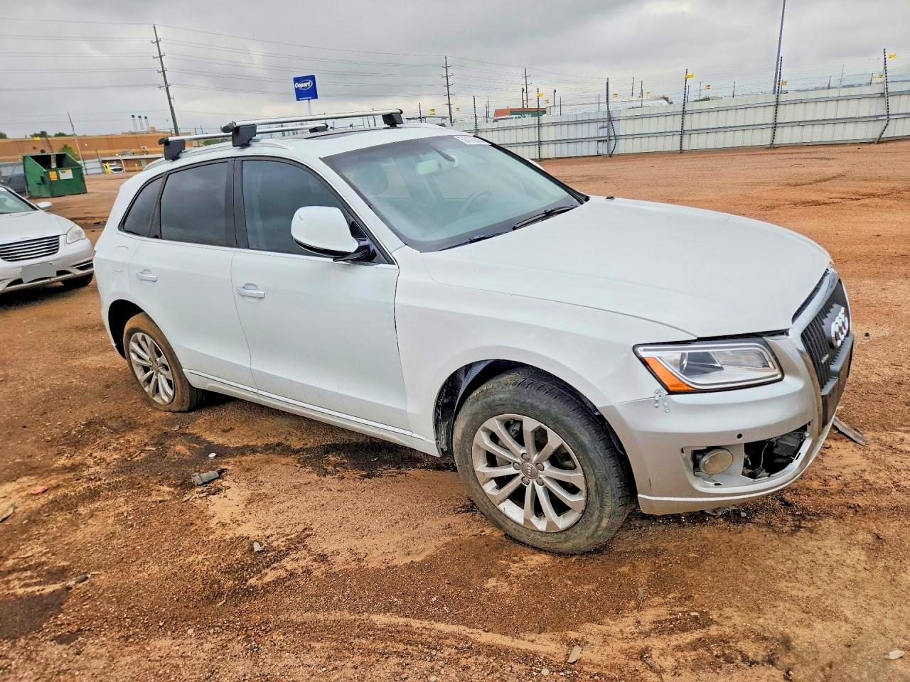2015 Audi Q5 Premium Plus White vin: WA1LFAFP1FA121185