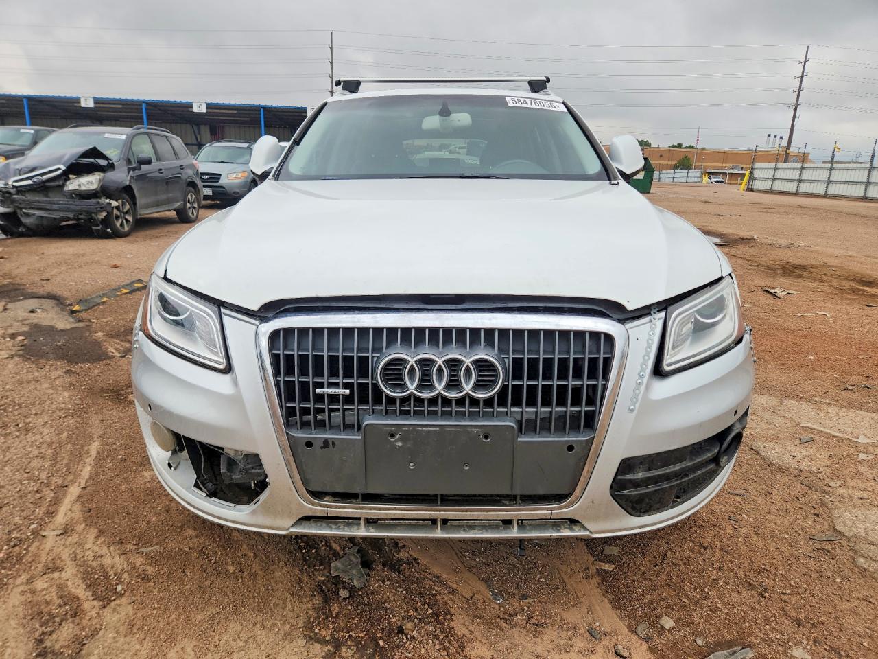 2015 Audi Q5 Premium Plus White vin: WA1LFAFP1FA121185
