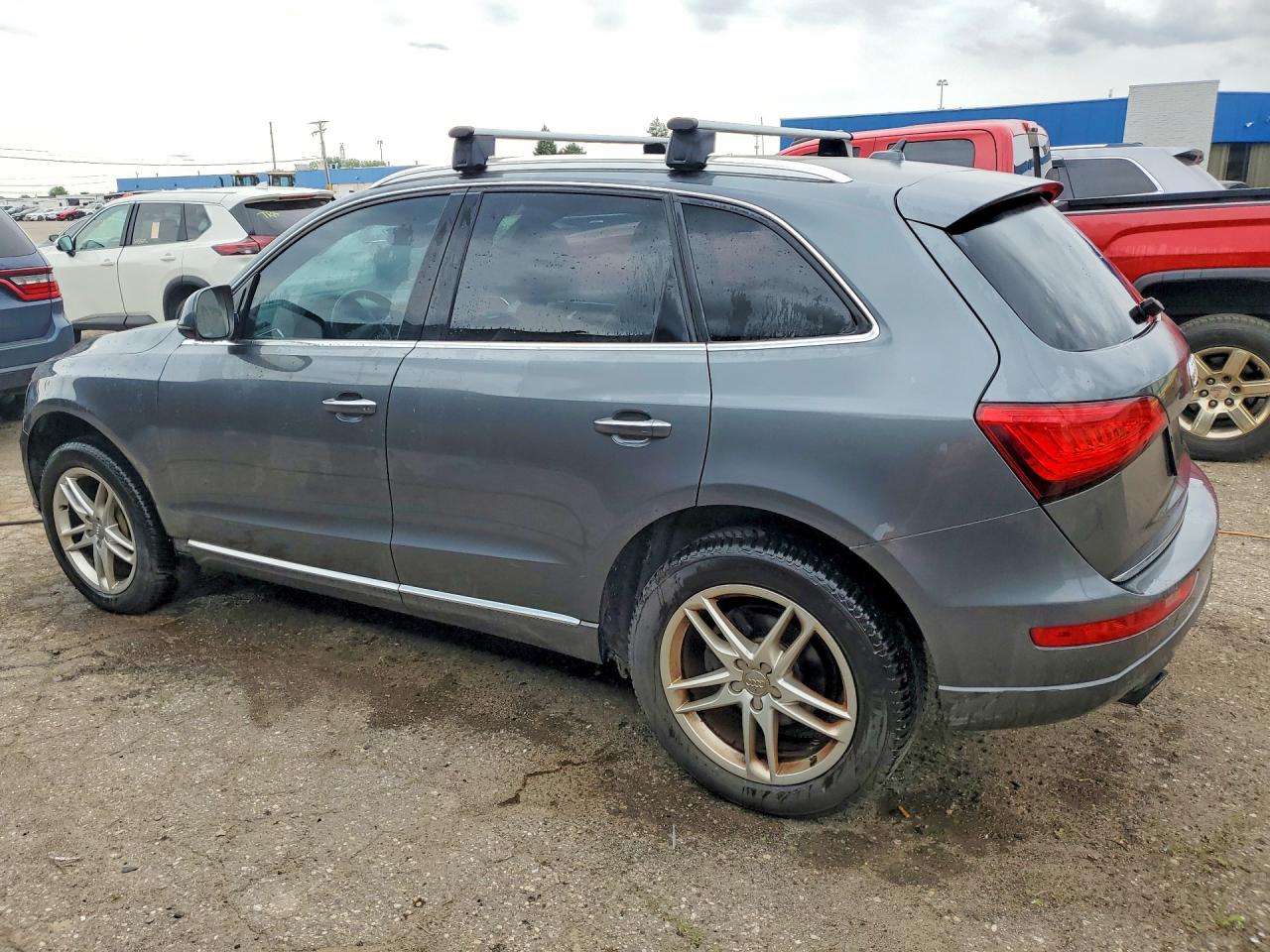 2015 Audi Q5 Premium Plus Gray vin: WA1LFAFP1FA124975