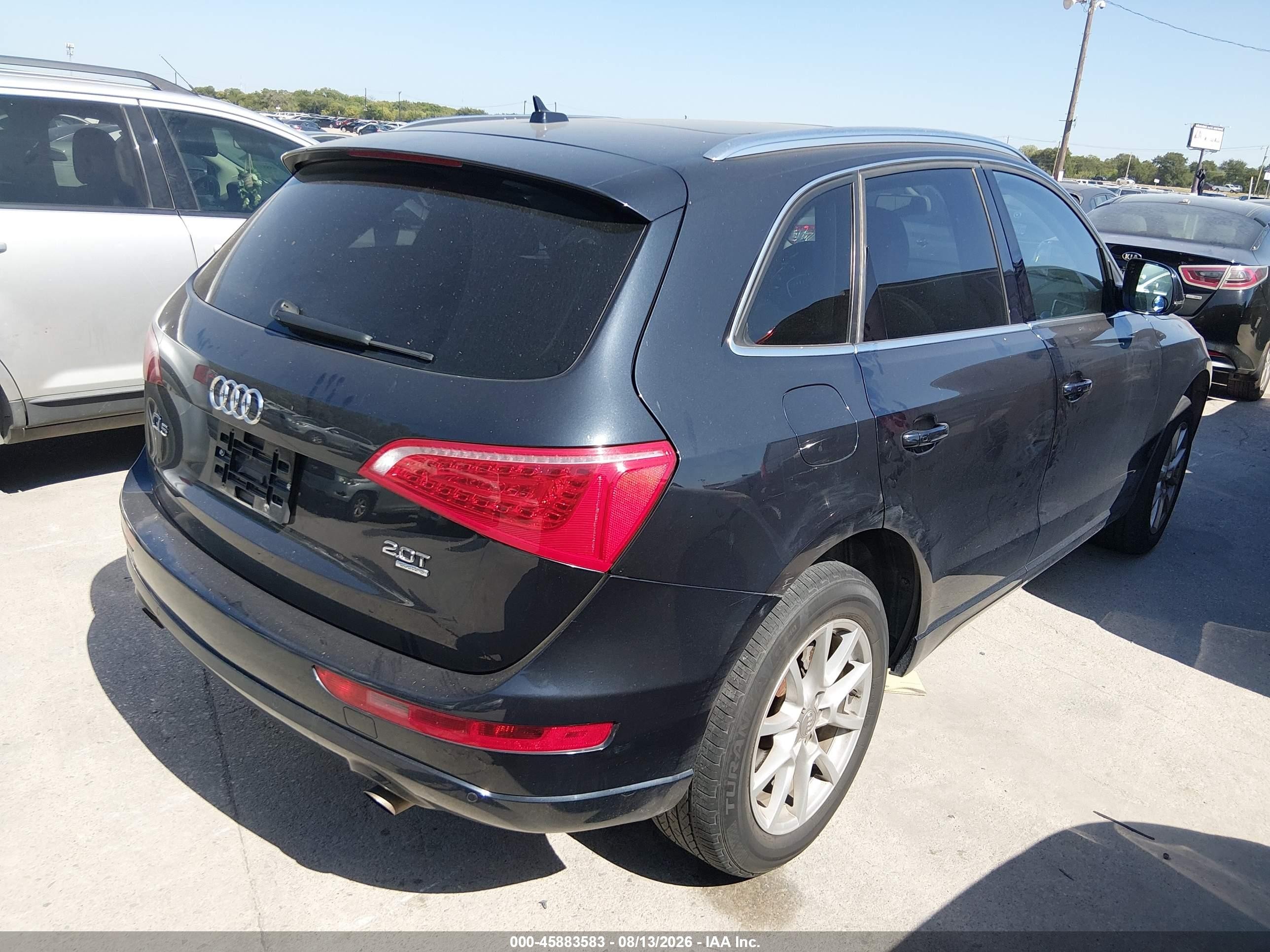 2012 Audi Q5 2.0t Premium Black vin: WA1LFAFP2CA051062