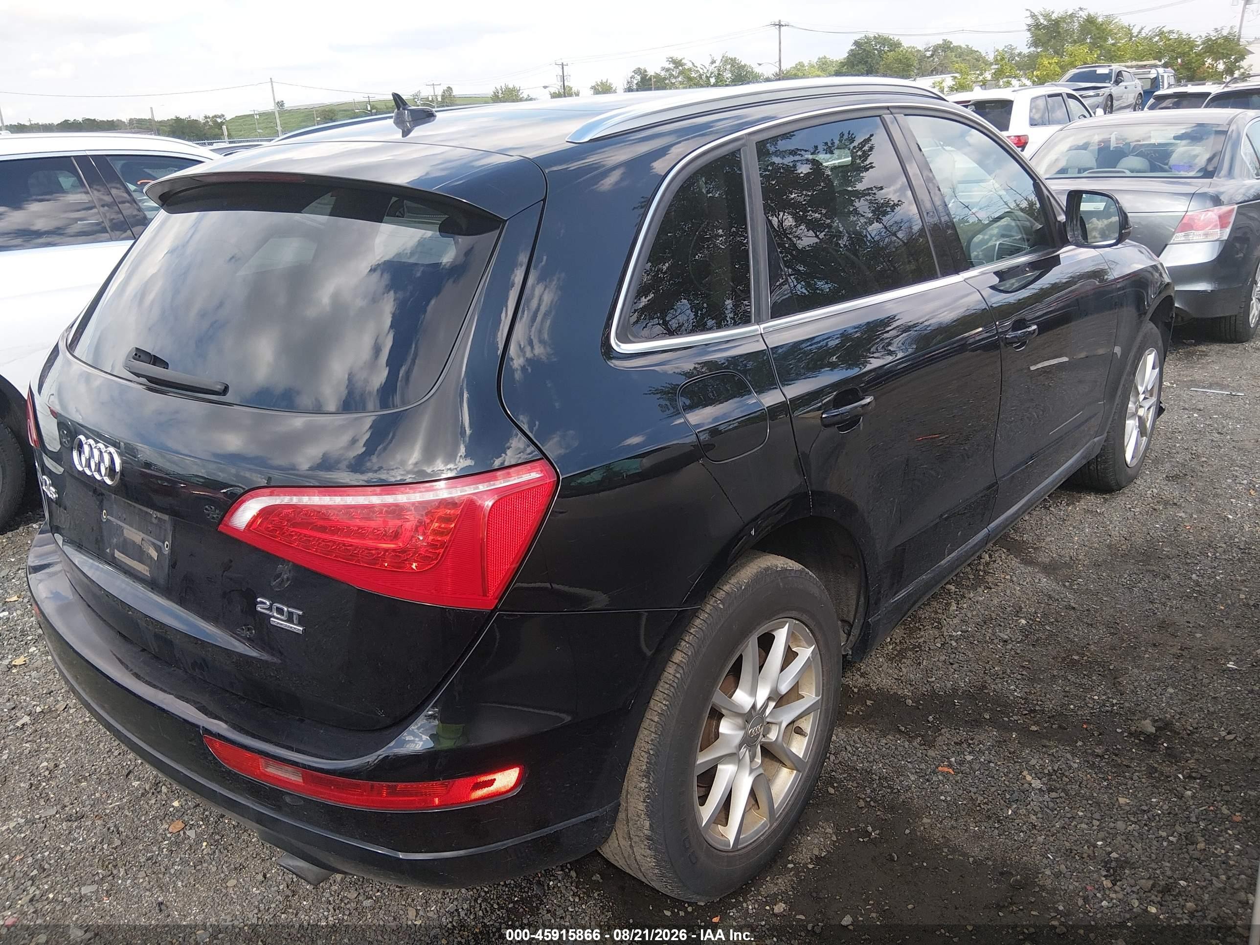 2012 Audi Q5 2.0t Premium Black vin: WA1LFAFP2CA139562